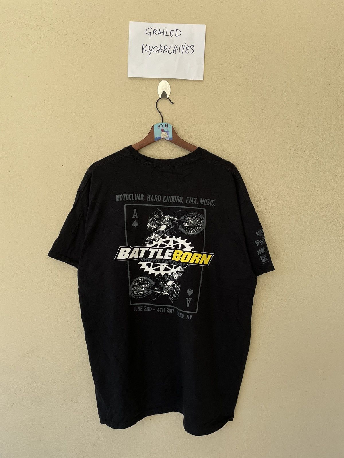 BATTLE BORN MOTO FESTIVAL BLACK TEE