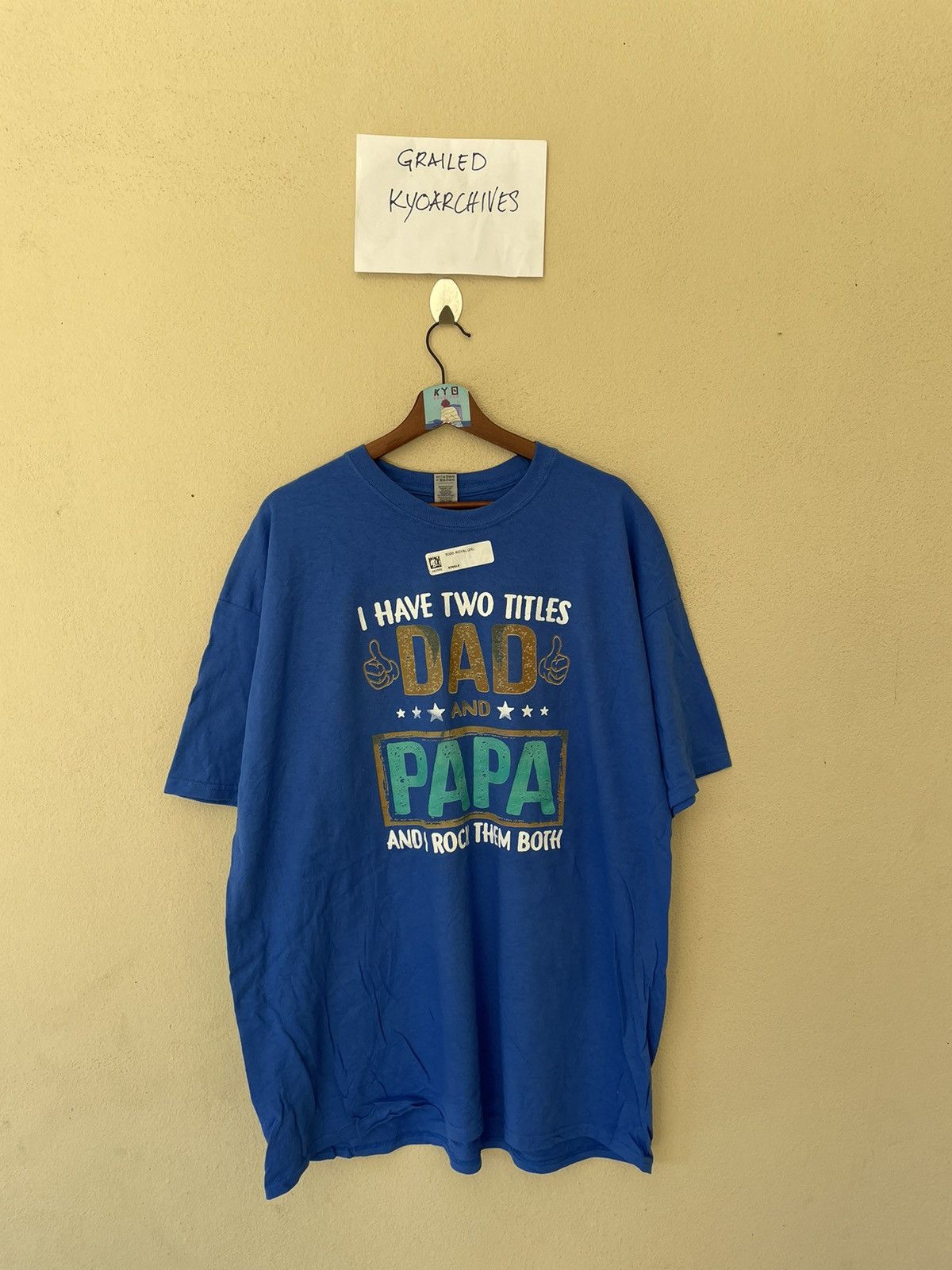 Gildan PROUD DAD BLUE TEE Size US XXL / EU 58 / 5 - 3 Thumbnail
