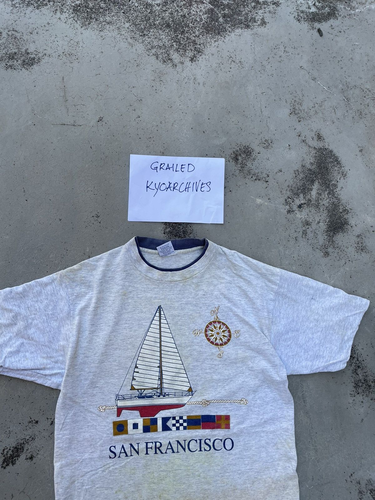 Vintage VINTAGE SAN FRANCISCO YATCH TEE Size US L / EU 52-54 / 3 - 2 Thumbnail
