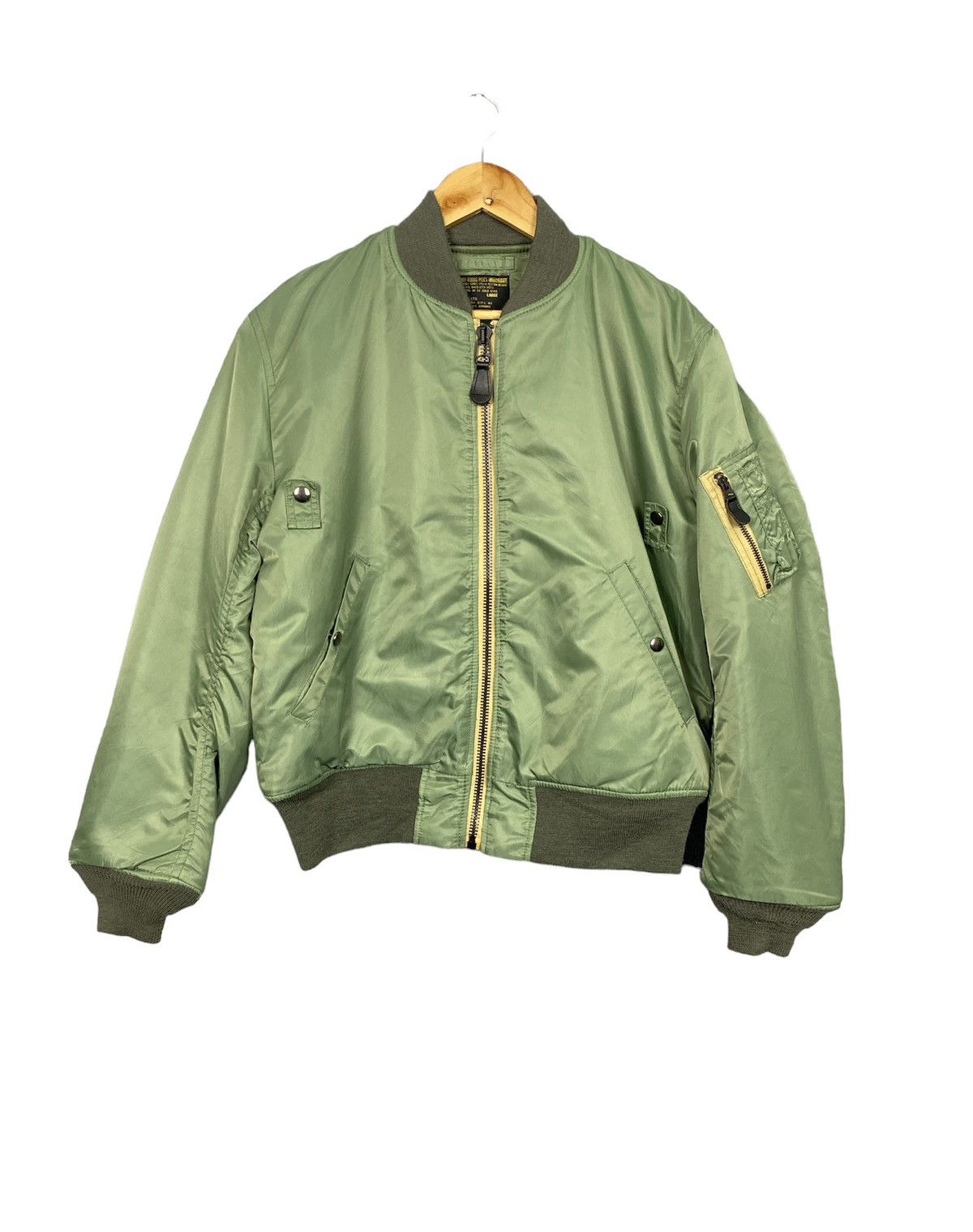 Avirex Vintage Avirex Flight Jacket USAF MA-1 Design Military Size US L / EU 52-54 / 3 - 1 Thumbnail