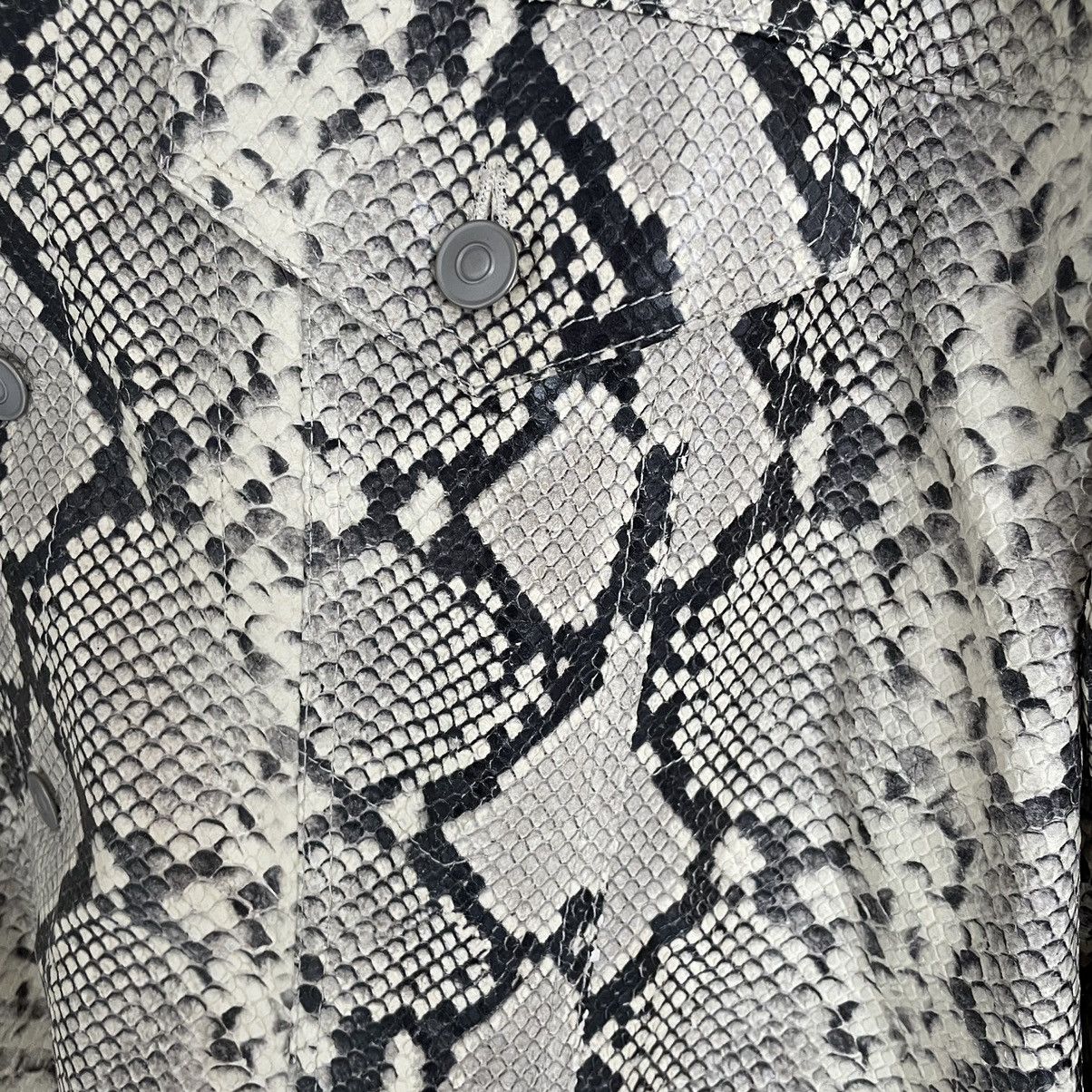 Alyx $2915 Alyx Snakeskin Embossed Leather Jacket, M-L Size US L / EU 52-54 / 3 - 5 Thumbnail