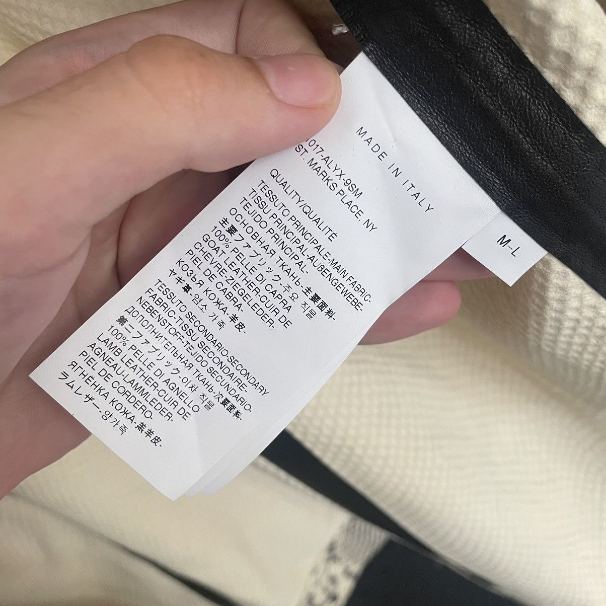 Alyx $2915 Alyx Snakeskin Embossed Leather Jacket, M-L Size US L / EU 52-54 / 3 - 8 Thumbnail
