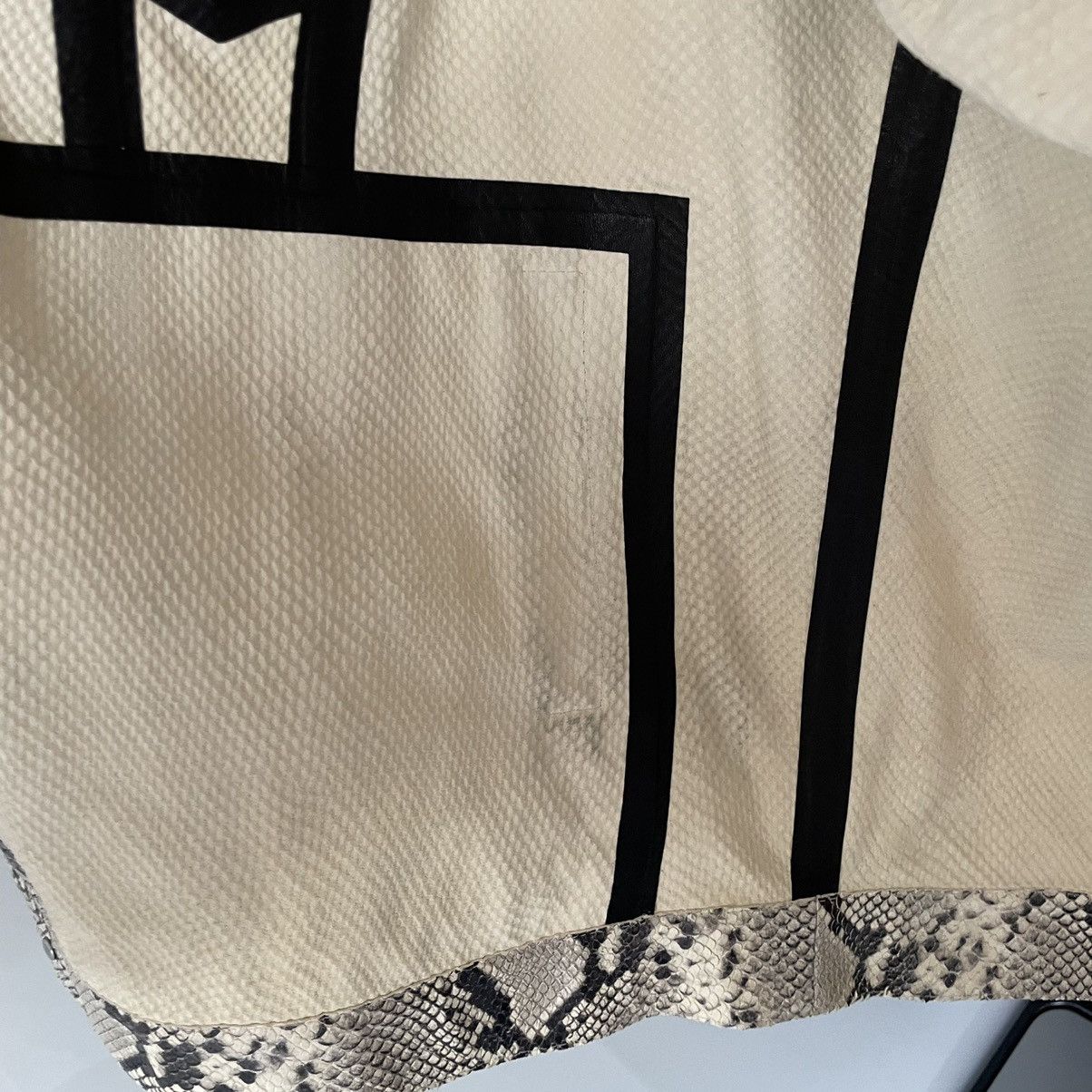 Alyx $2915 Alyx Snakeskin Embossed Leather Jacket, M-L Size US L / EU 52-54 / 3 - 10 Thumbnail