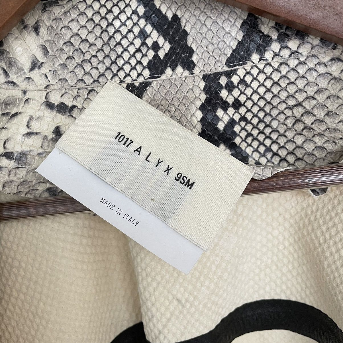 Alyx $2915 Alyx Snakeskin Embossed Leather Jacket, M-L Size US L / EU 52-54 / 3 - 9 Thumbnail