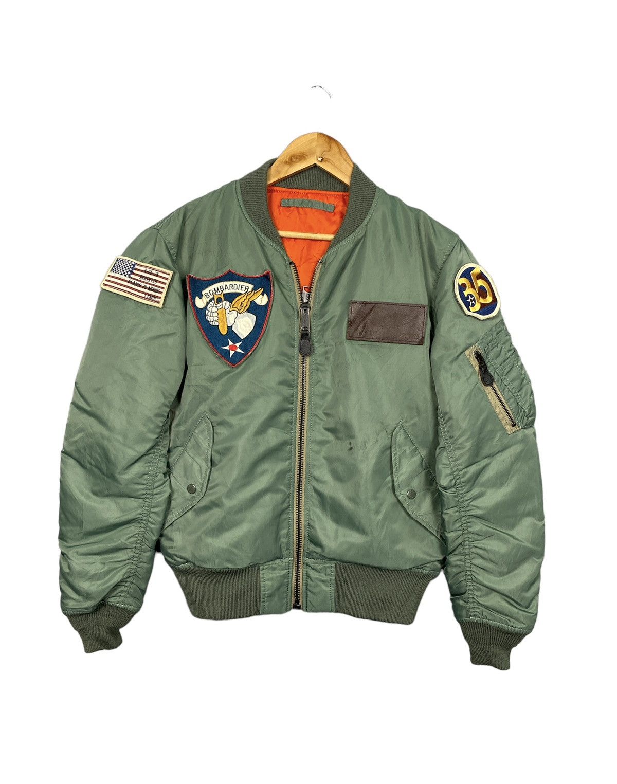 Avirex Vintage Avirex MA-1 Flight Jacket USAF Anniversery 35 Year Size US M / EU 48-50 / 2 - 1 Thumbnail
