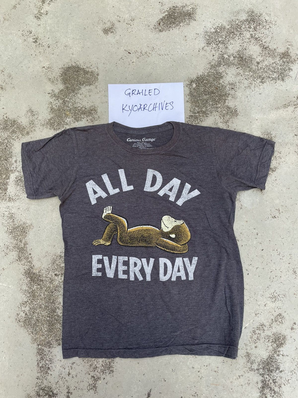 Japanese Brand ALL DAY EVERY DAY MONKEY TEE Size US S / EU 44-46 / 1 - 1 Thumbnail