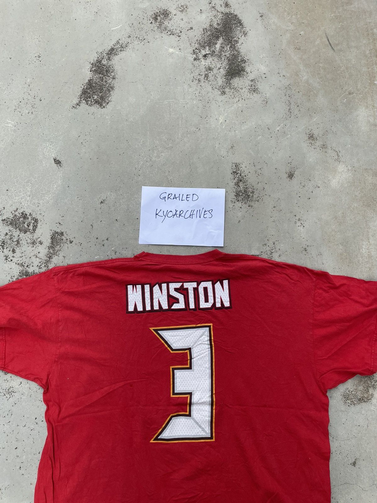 Majestic × NFL BUCCANEERS FOOTBALL NO 3 TEE Size US XXL / EU 58 / 5 - 4 Thumbnail