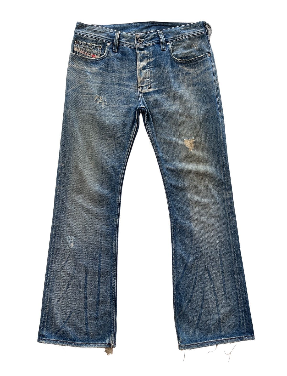 Diesel Diesel Italy Rusty Flare Denim Size US 31 - 1 Thumbnail