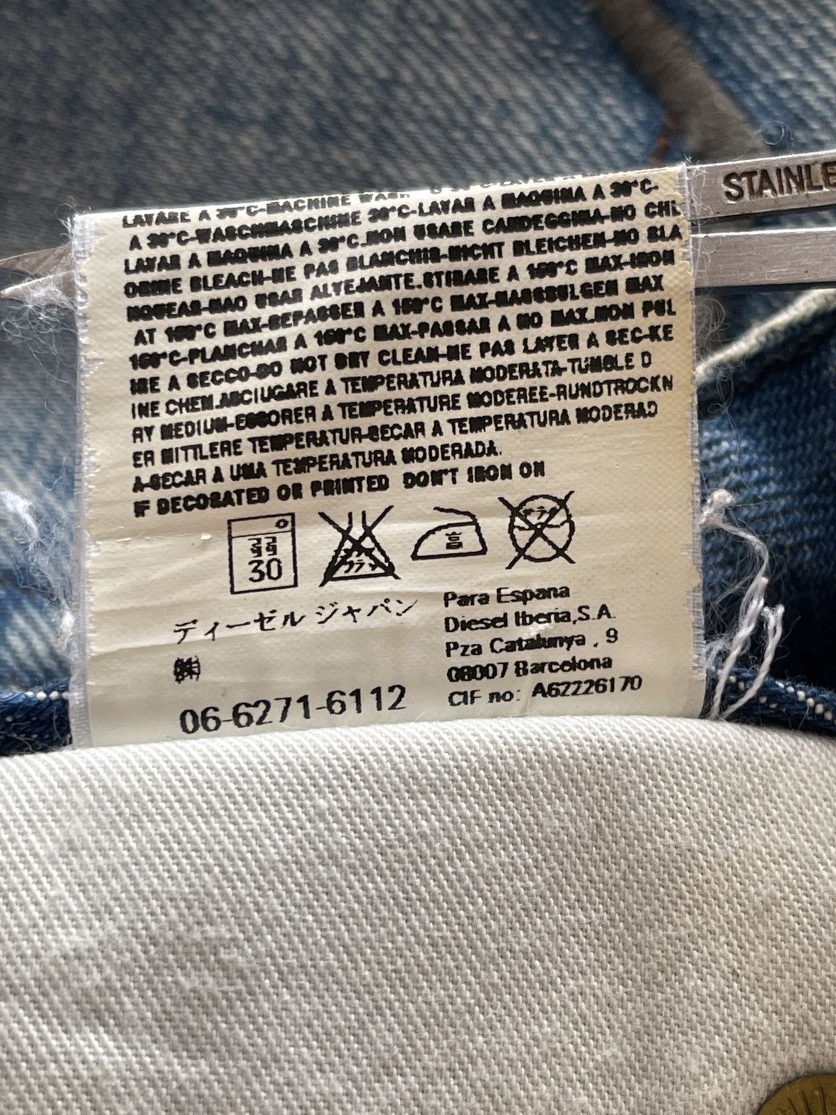 Diesel Diesel Italy Rusty Flare Denim Size US 31 - 16 Thumbnail