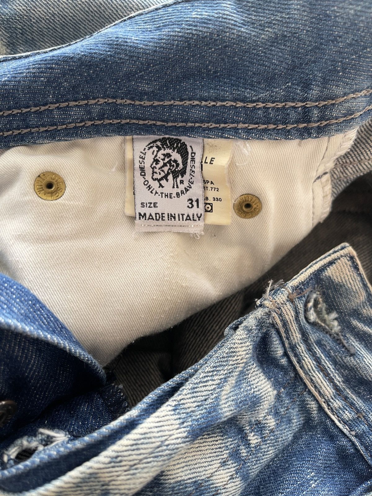 Diesel Diesel Italy Rusty Flare Denim Size US 31 - 14 Thumbnail