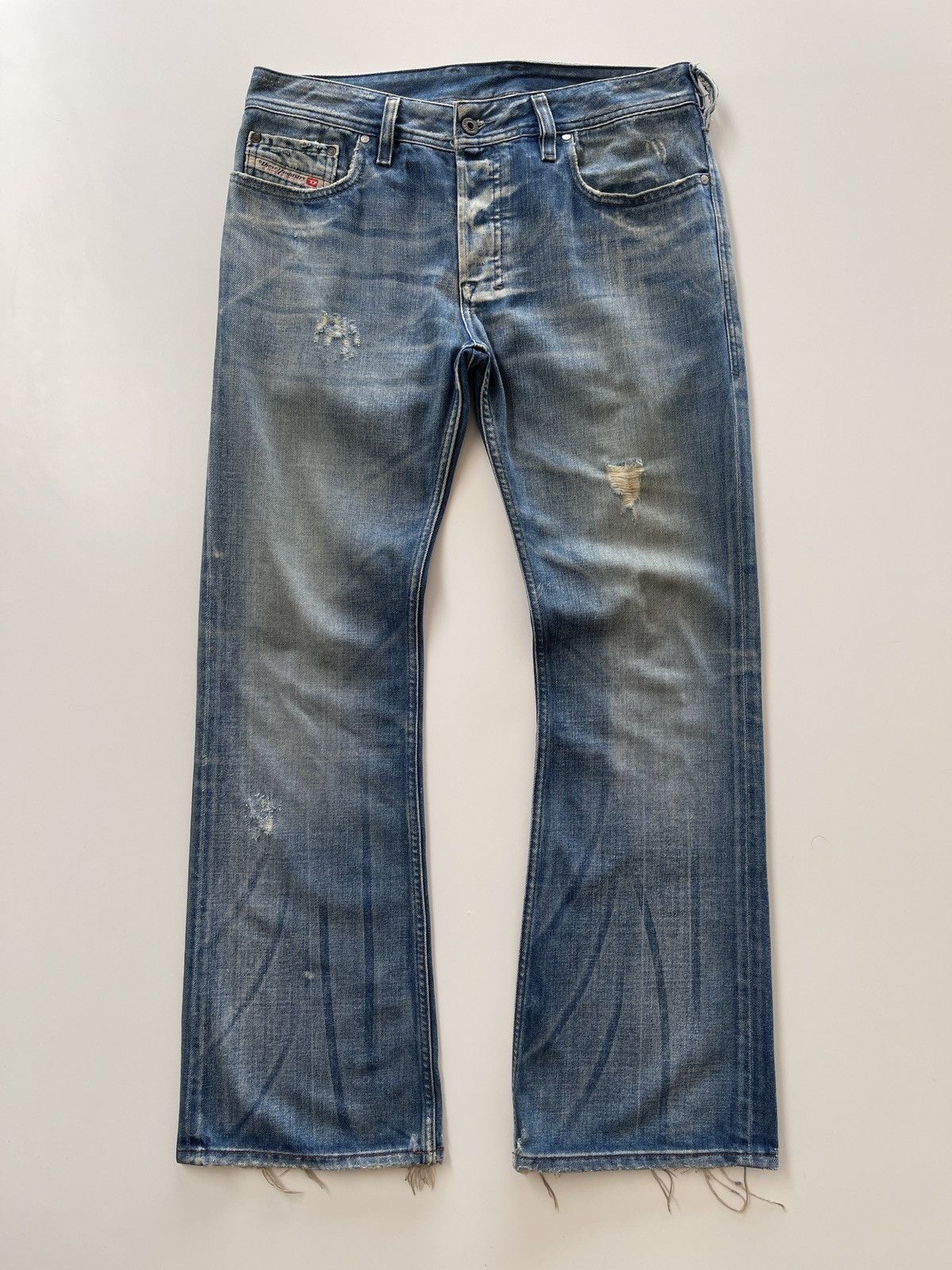 Diesel Diesel Italy Rusty Flare Denim Size US 31 - 4 Thumbnail