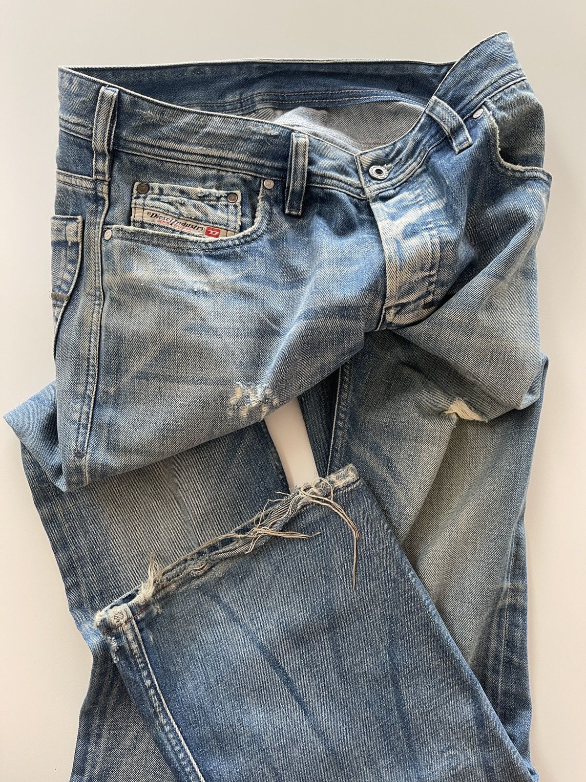 Diesel Diesel Italy Rusty Flare Denim Size US 31 - 11 Thumbnail