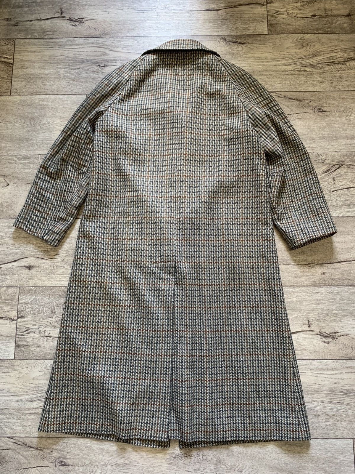 Aquascutum × Vintage Aquascutum Vintage Wool Coat Monogram Cotton Y2K USA Size L / US 10 / IT 46 - 8 Thumbnail
