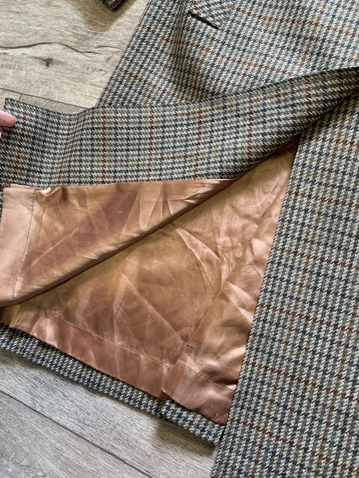 Aquascutum × Vintage Aquascutum Vintage Wool Coat Monogram Cotton Y2K USA Size L / US 10 / IT 46 - 5 Thumbnail