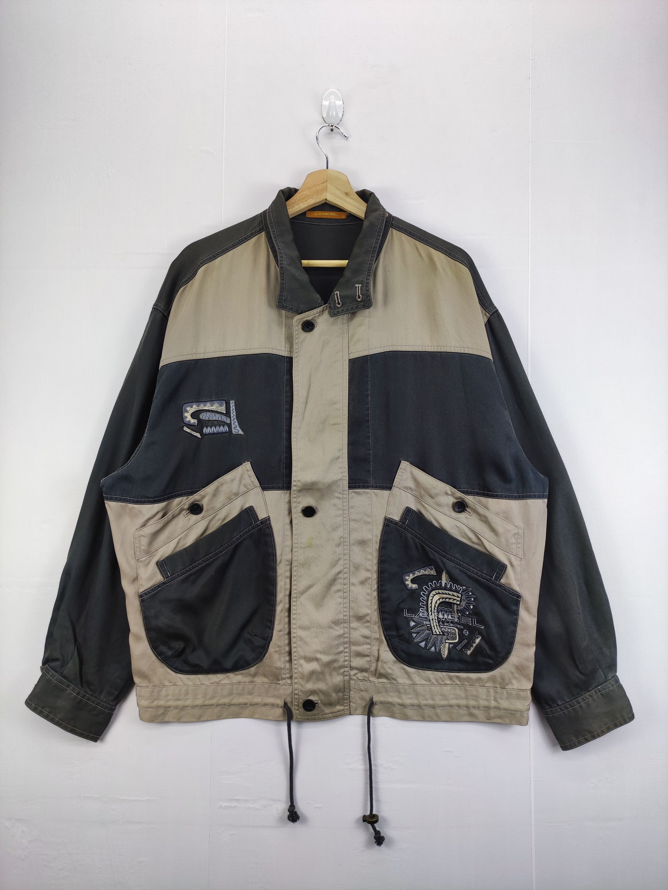 image of Lancel Paris Multipoket Jacket Zipper, Men's (Size XL)