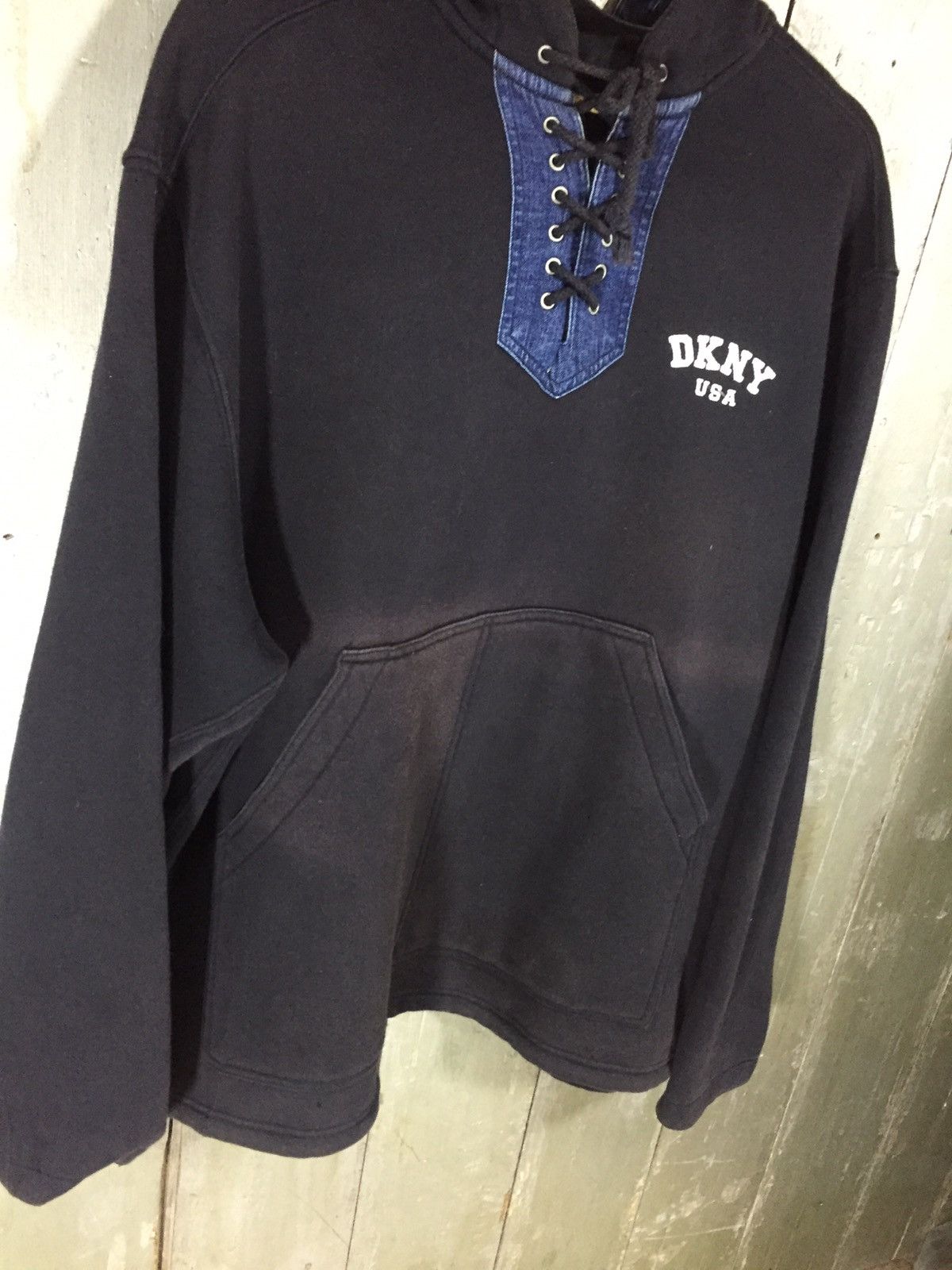 DKNY USA Donna Karan New York Hoodie Sun Faded