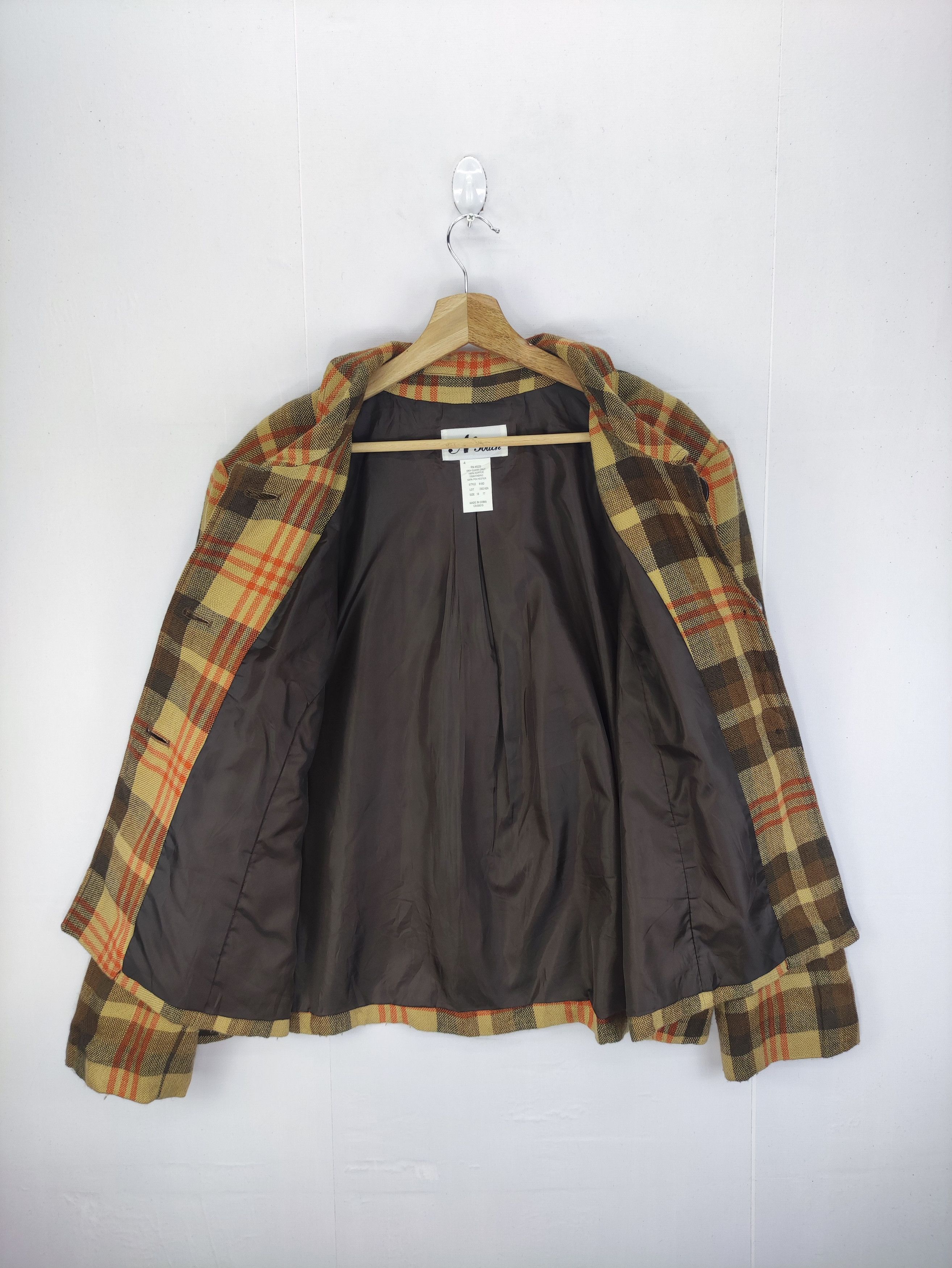 Japanese Brand Vintage Jacket N Touch Like Nova Check Button Up Size XXL / US 16-18 / IT 52-54 - 2 Thumbnail