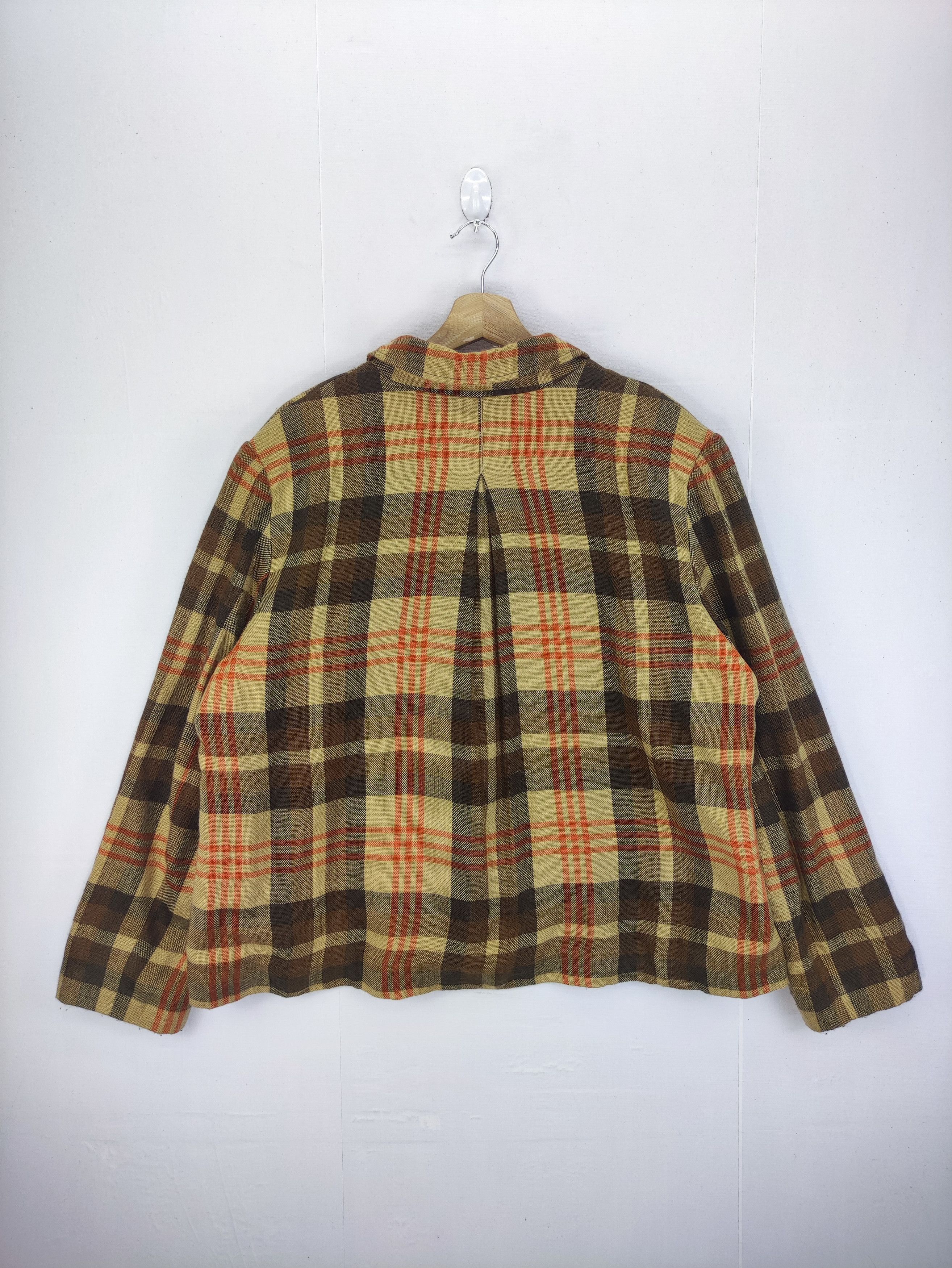 Japanese Brand Vintage Jacket N Touch Like Nova Check Button Up Size XXL / US 16-18 / IT 52-54 - 5 Thumbnail