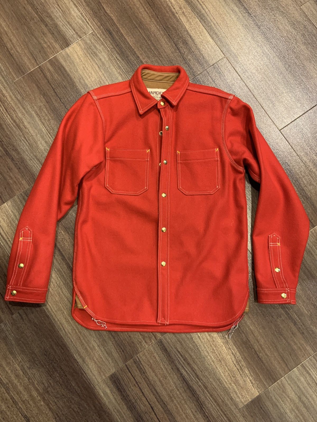 HARDENCO Rare HARDENCO 100% Cardinal Wool Workshirt Size US M / EU 48-50 / 2 - 1 Thumbnail