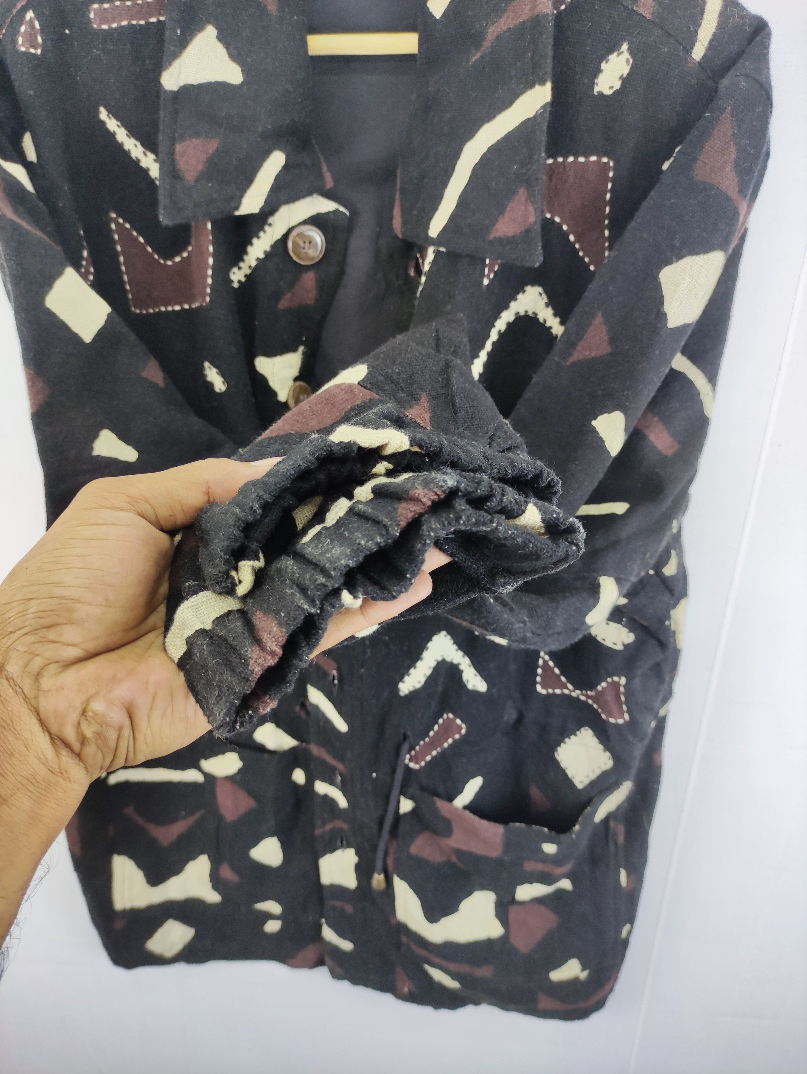 Japanese Brand Vintage Burlap Jacket Button Up Size US L / EU 52-54 / 3 - 7 Thumbnail