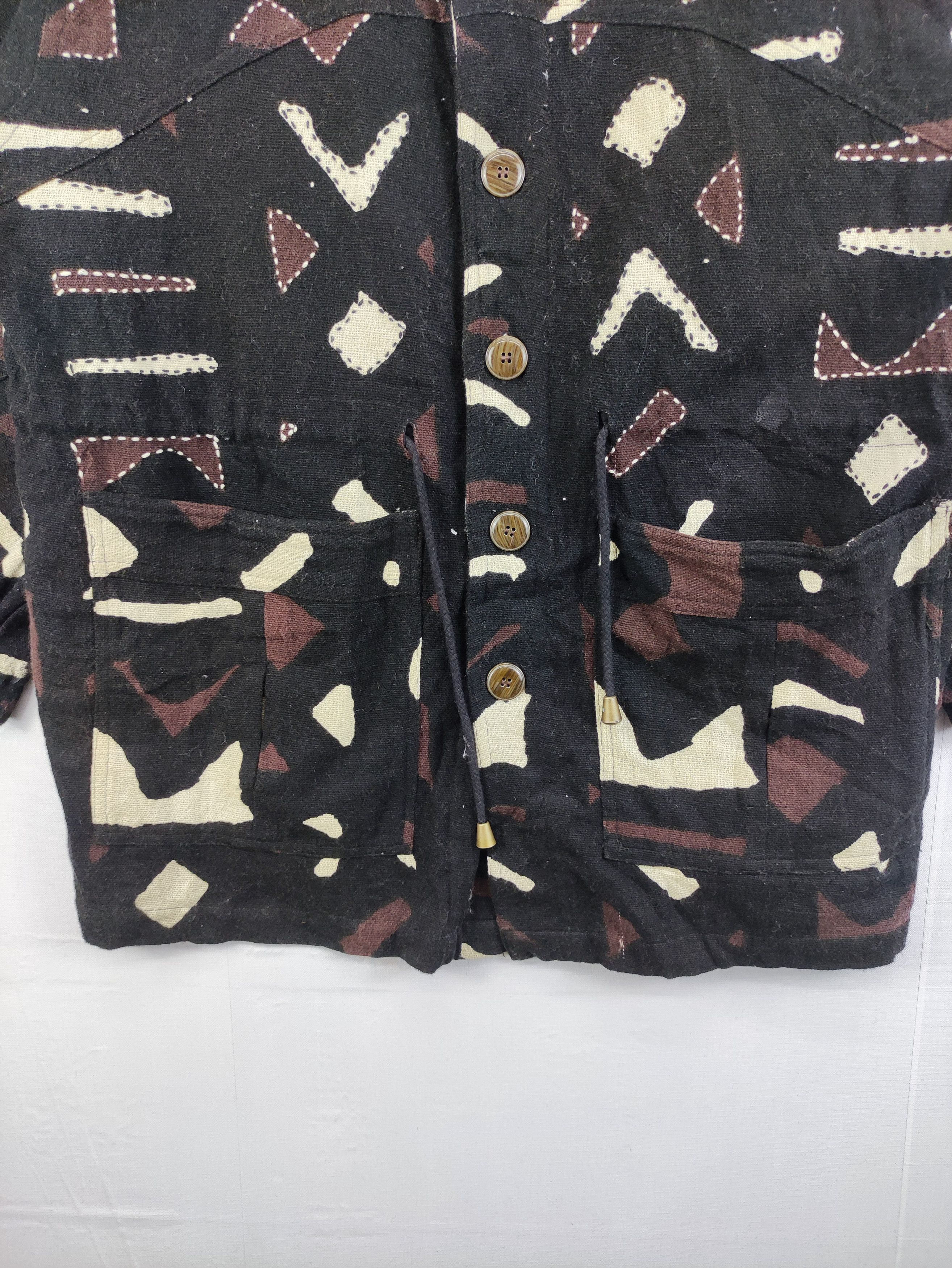 Japanese Brand Vintage Burlap Jacket Button Up Size US L / EU 52-54 / 3 - 3 Thumbnail