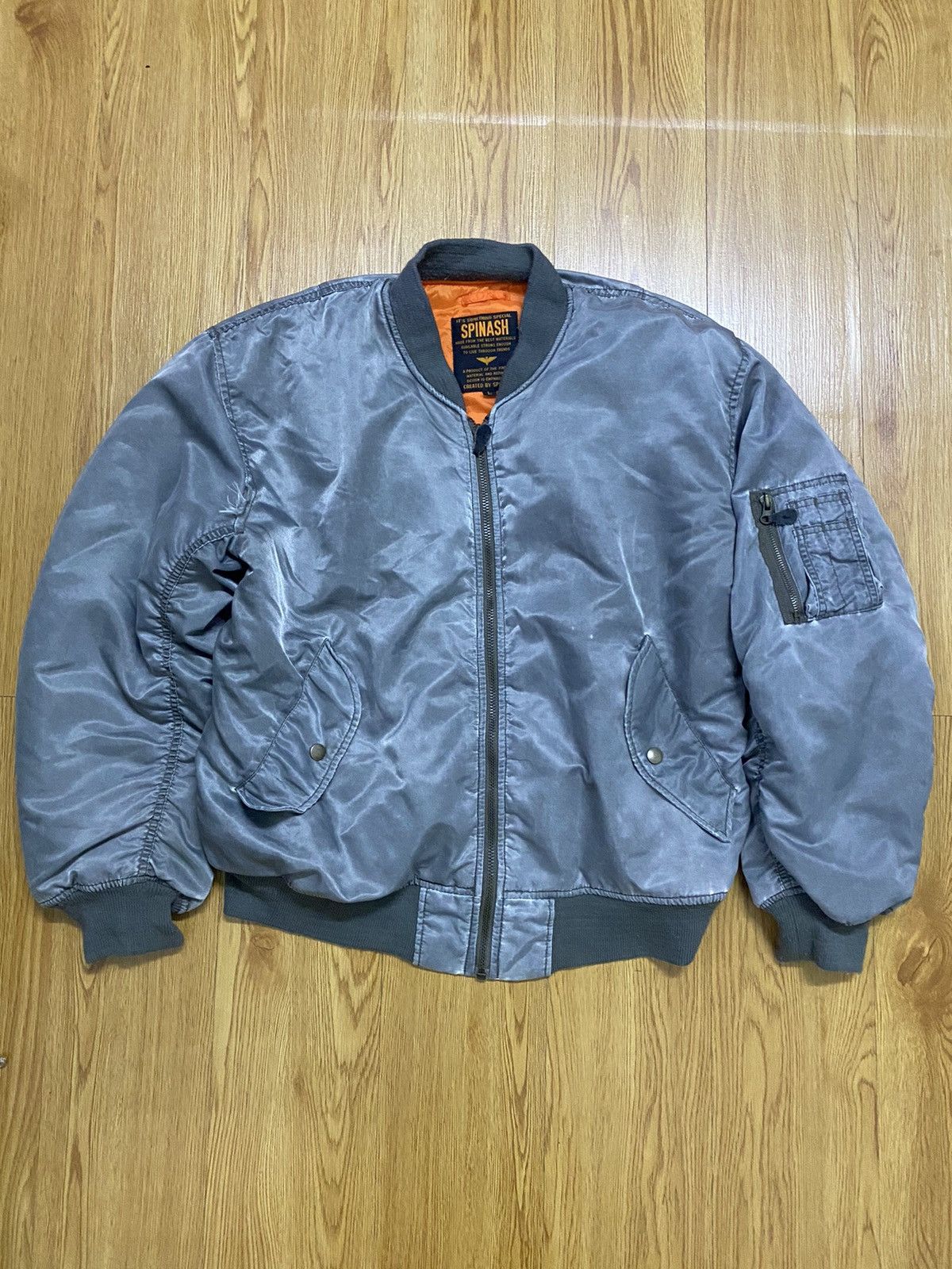 Japanese Brand Spinash M1 bomber jacket Size US L / EU 52-54 / 3 - 1 Thumbnail