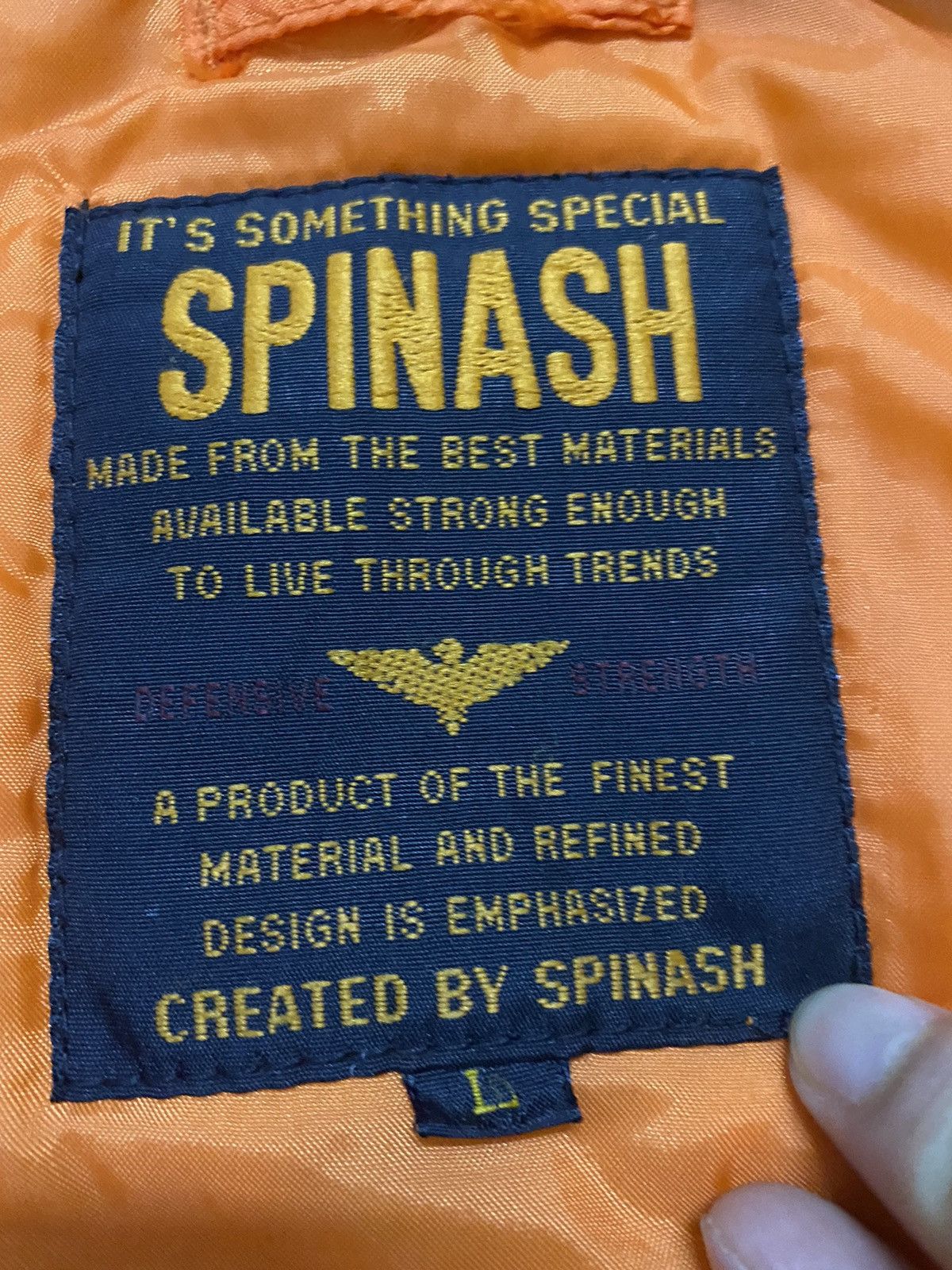 Japanese Brand Spinash M1 bomber jacket Size US L / EU 52-54 / 3 - 8 Thumbnail
