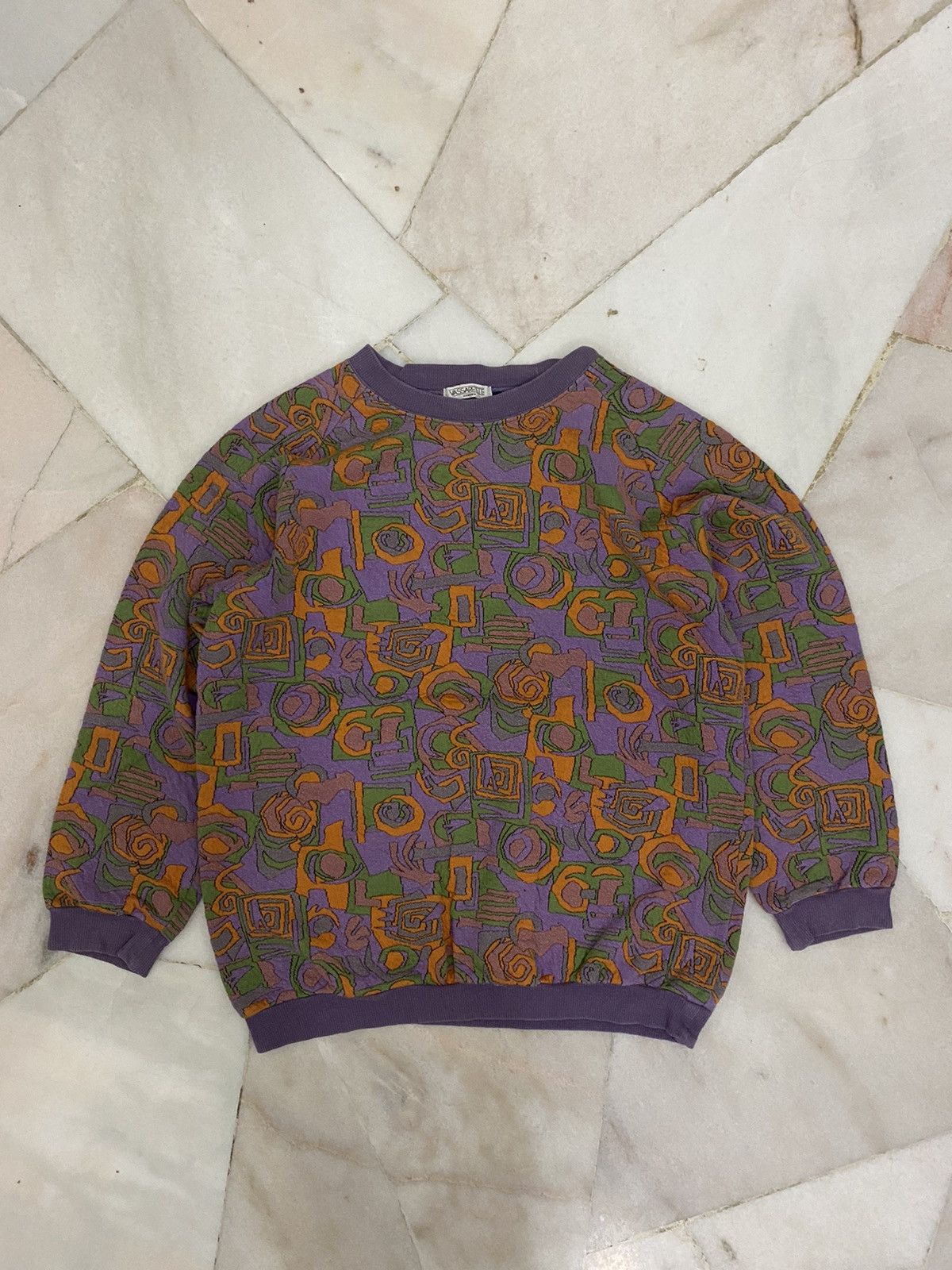Beauty Beast × Japanese Brand × Vintage Vassarete Renown Multicolour Sweatshirt Size US M / EU 48-50 / 2 - 2 Thumbnail