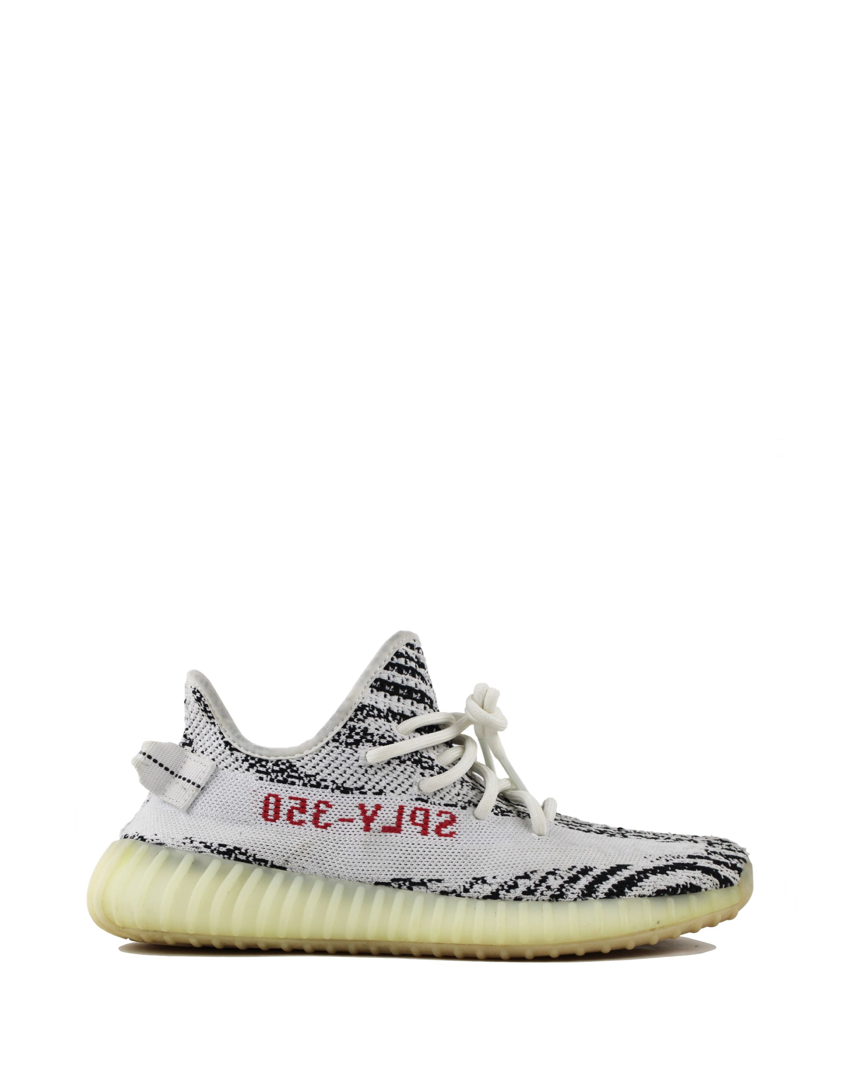 Adidas × Kanye West Yeezy 350 V2 White/Red Size US 8.5 / EU 41-42 - 2 Thumbnail