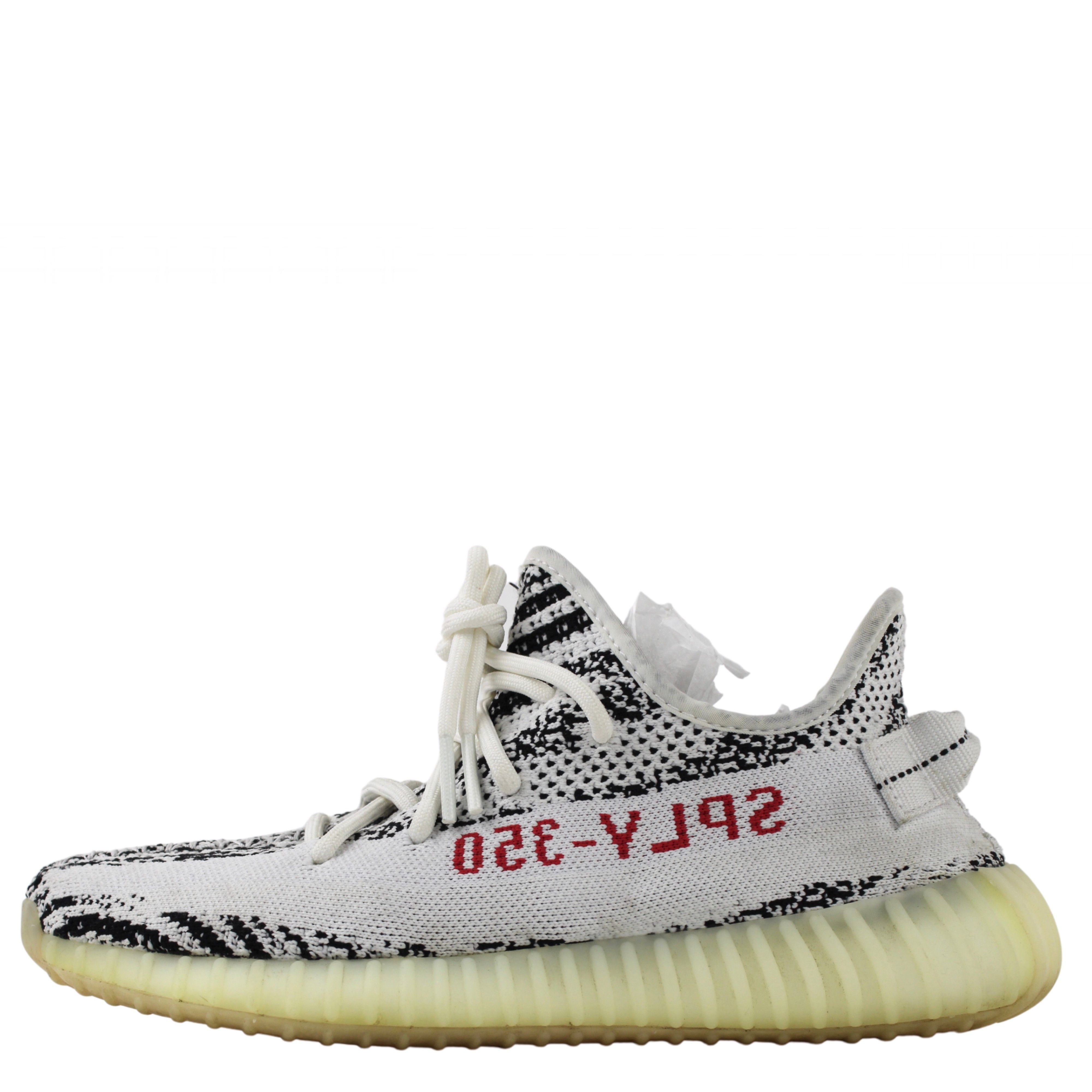 Adidas × Kanye West Yeezy 350 V2 White/Red Size US 8.5 / EU 41-42 - 4 Thumbnail