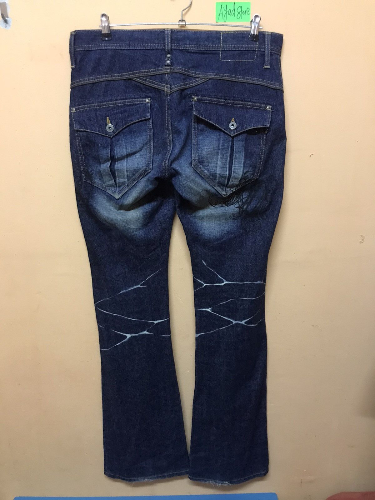 Japanese Brand × Morgan Homme ‼️MORGAN HOMME BOOTCUT DENIM ‼️NICE DESIGN Size US 36 / EU 52 - 2 Thumbnail