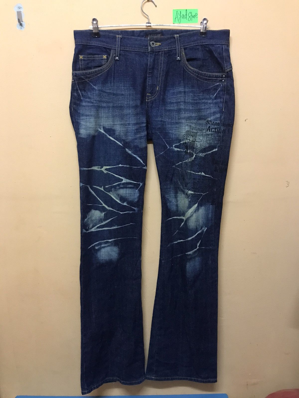 Japanese Brand × Morgan Homme ‼️MORGAN HOMME BOOTCUT DENIM ‼️NICE DESIGN Size US 36 / EU 52 - 1 Thumbnail