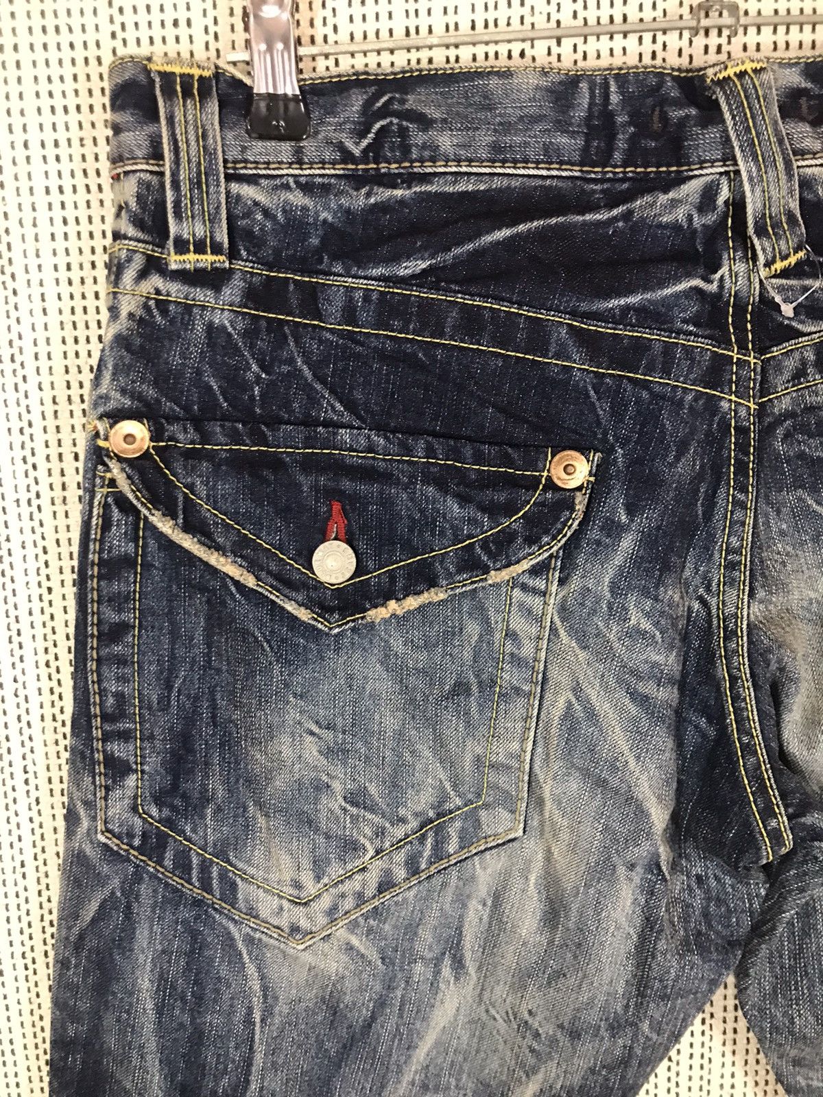 Japanese Brand × Seditionaries ‼️MADE IN JAPAN VINTAGE BLUE WAY FLARE DENIM‼️ Size US 34 / EU 50 - 7 Thumbnail