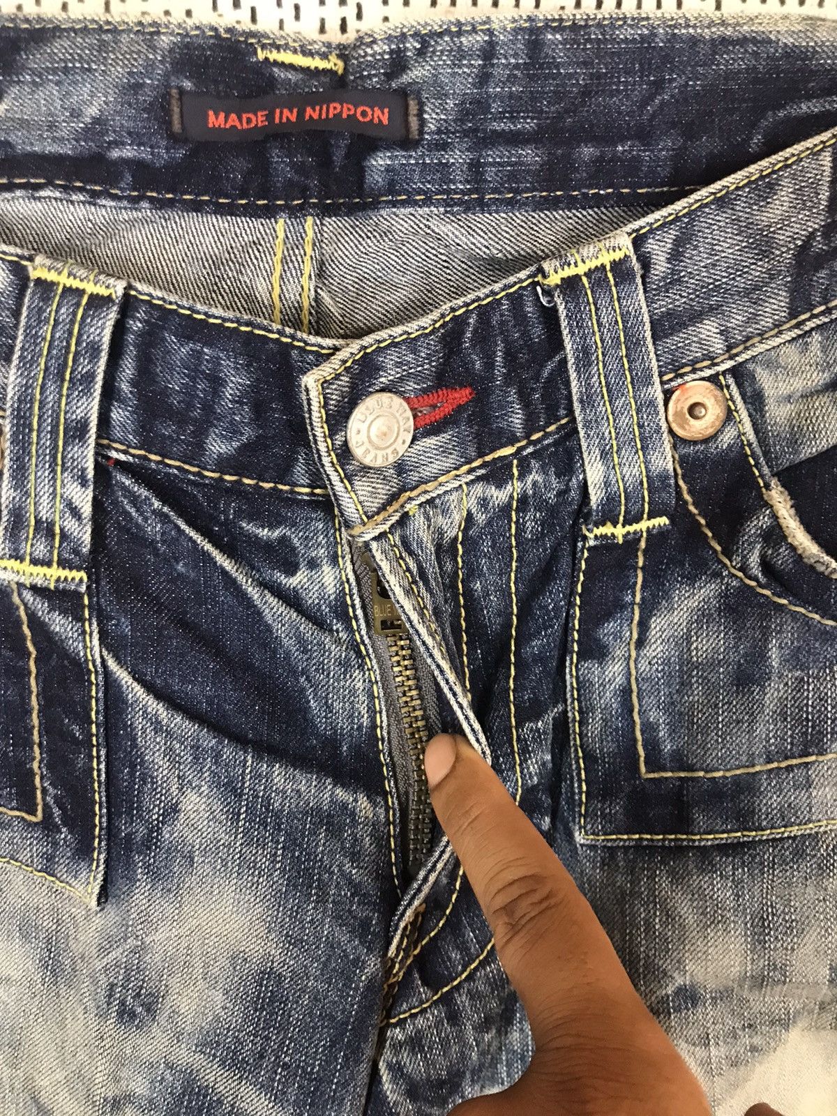 Japanese Brand × Seditionaries ‼️MADE IN JAPAN VINTAGE BLUE WAY FLARE DENIM‼️ Size US 34 / EU 50 - 6 Thumbnail