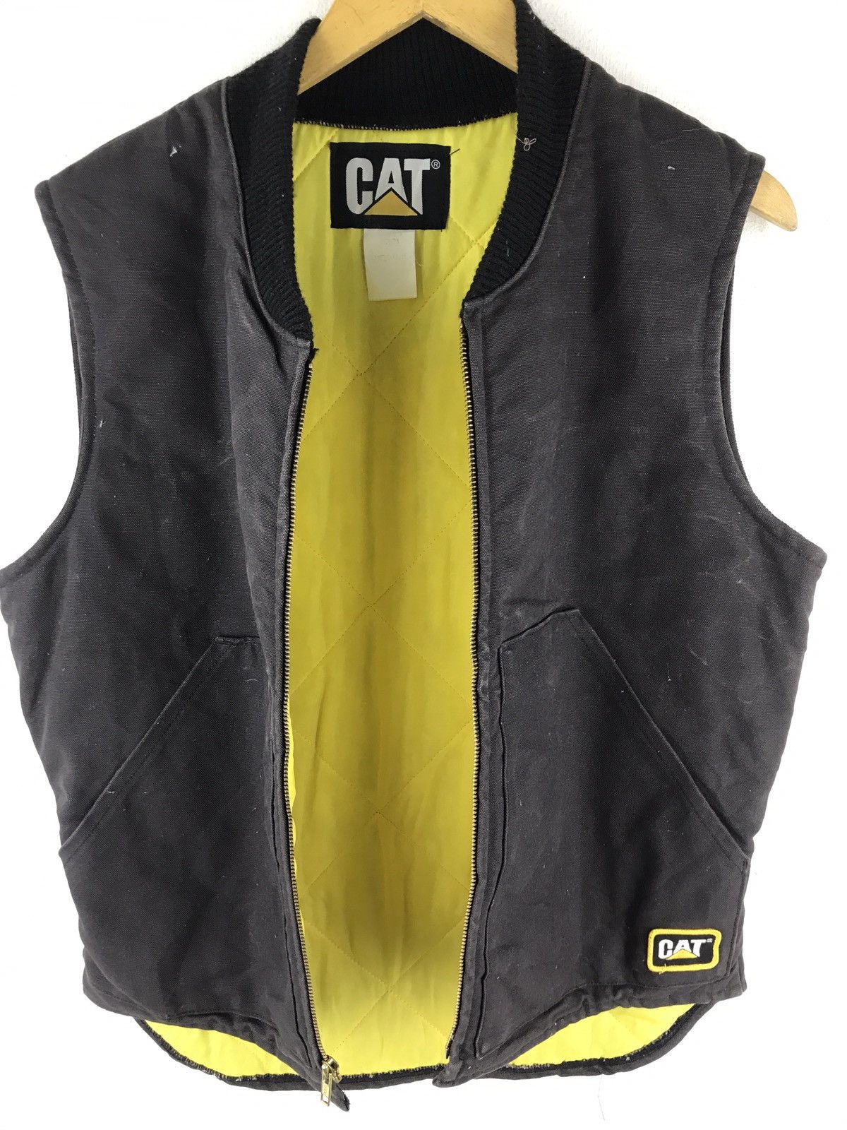 Caterpillar Vintage caterpillar duck cotton vest jacket Size US L / EU 52-54 / 3 - 4 Thumbnail