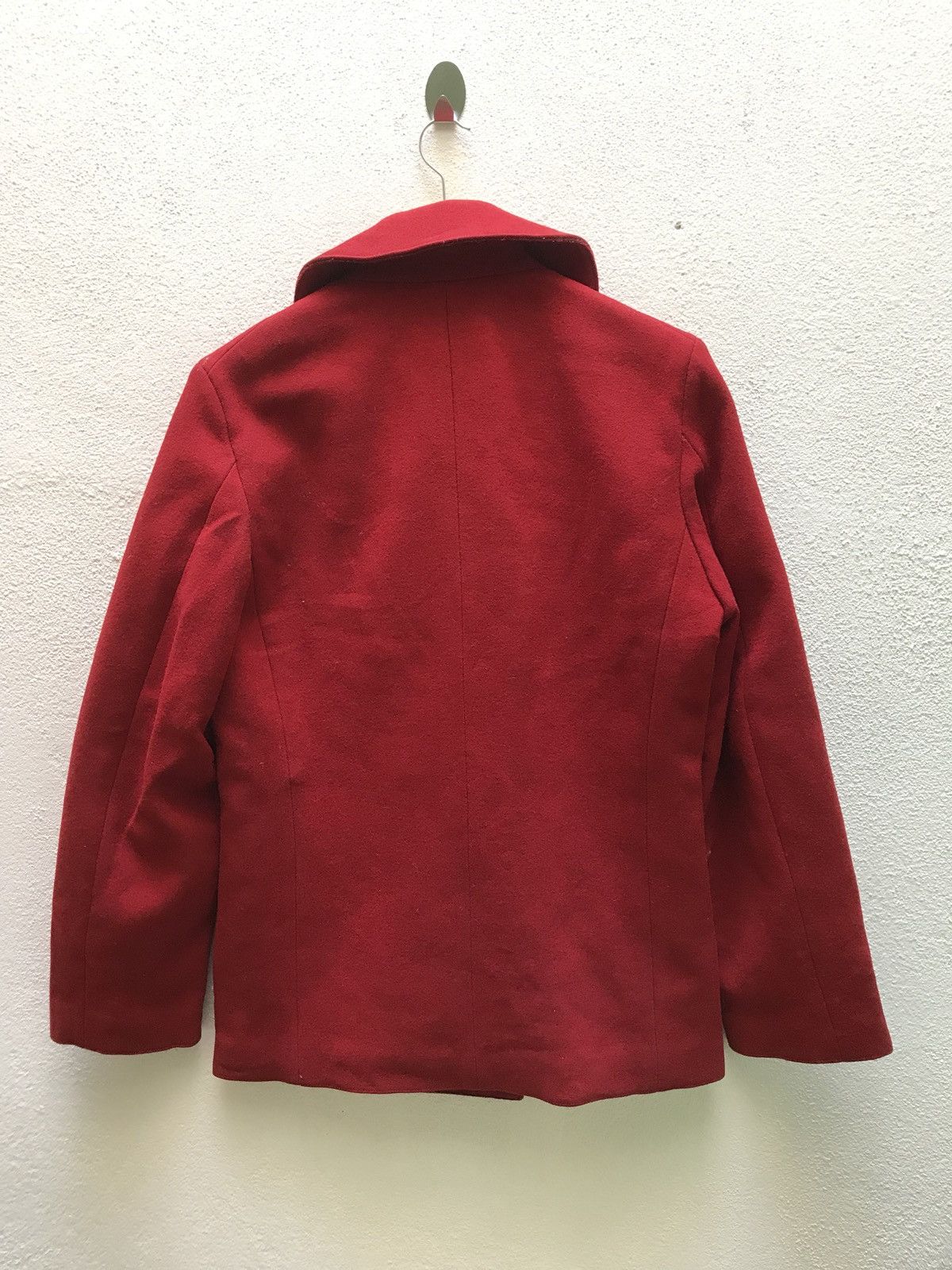 CABANE de ZUCCa × Issey Miyake × Japanese Brand 🔥FINAL DROP🔥 RED ZUCCA PEACOAT BUTTON MADE IN JAPAN Size US L / EU 52-54 / 3 - 4 Thumbnail