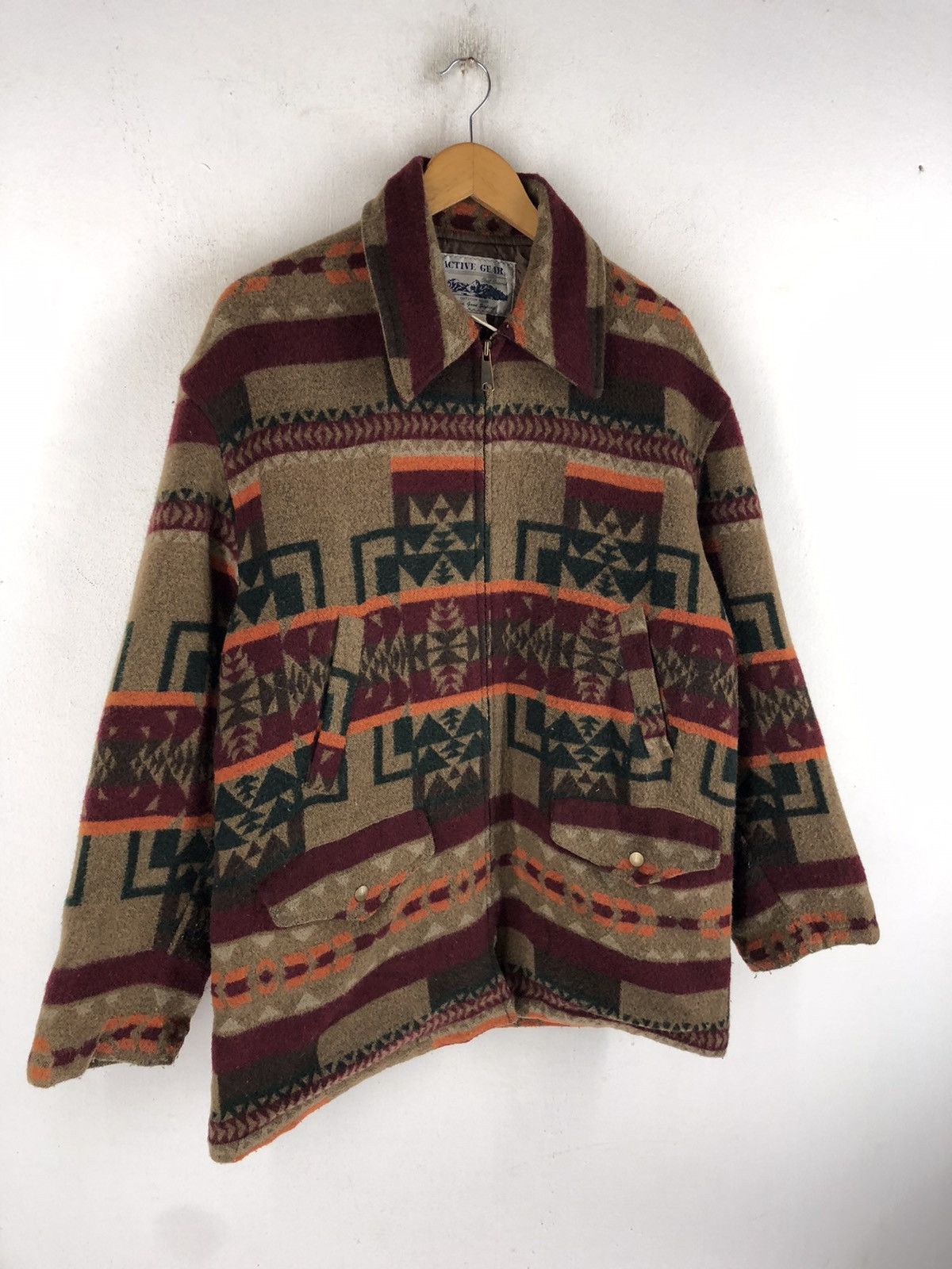 Japanese Brand 🔥ACTIVE GEAR NAVAJO NATIVE OUTDOOR Size US L / EU 52-54 / 3 - 5 Thumbnail