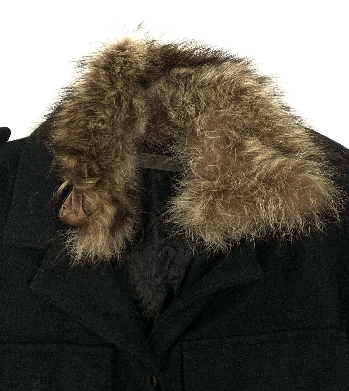 Alexander McQueen × If Six Was Nine × Le Grande Bleu (L.G.B.) MCQ Alexander Mcquen Racoon Fur Cargo Jacket Size US S / EU 44-46 / 1 - 6 Thumbnail