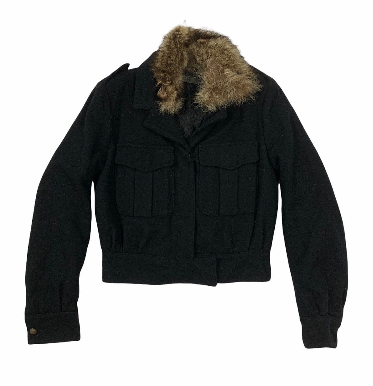 Alexander McQueen × If Six Was Nine × Le Grande Bleu (L.G.B.) MCQ Alexander Mcquen Racoon Fur Cargo Jacket Size US S / EU 44-46 / 1 - 2 Thumbnail