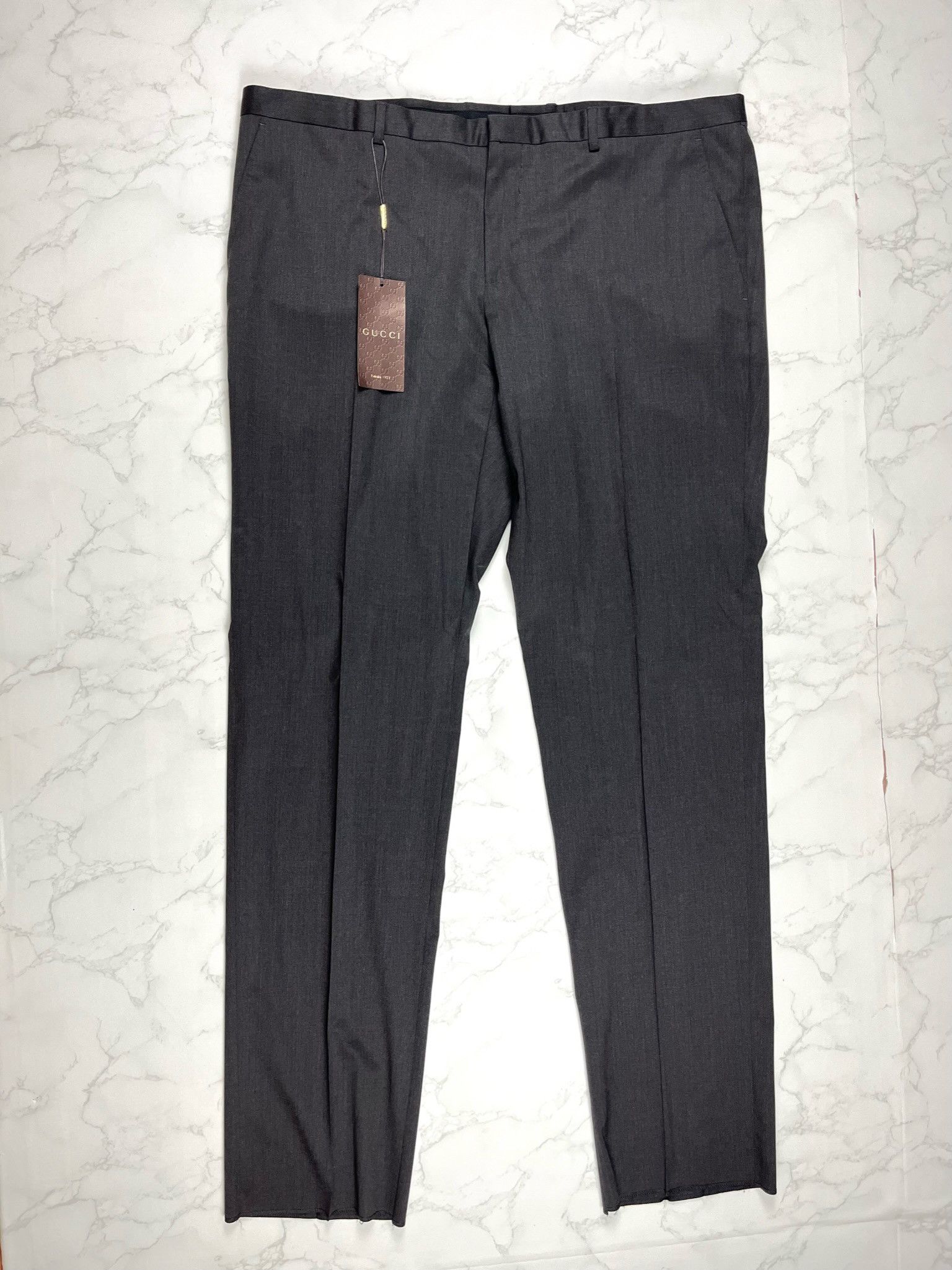 image of Gucci Charcoal Casual Pants, Men's (Size 42)