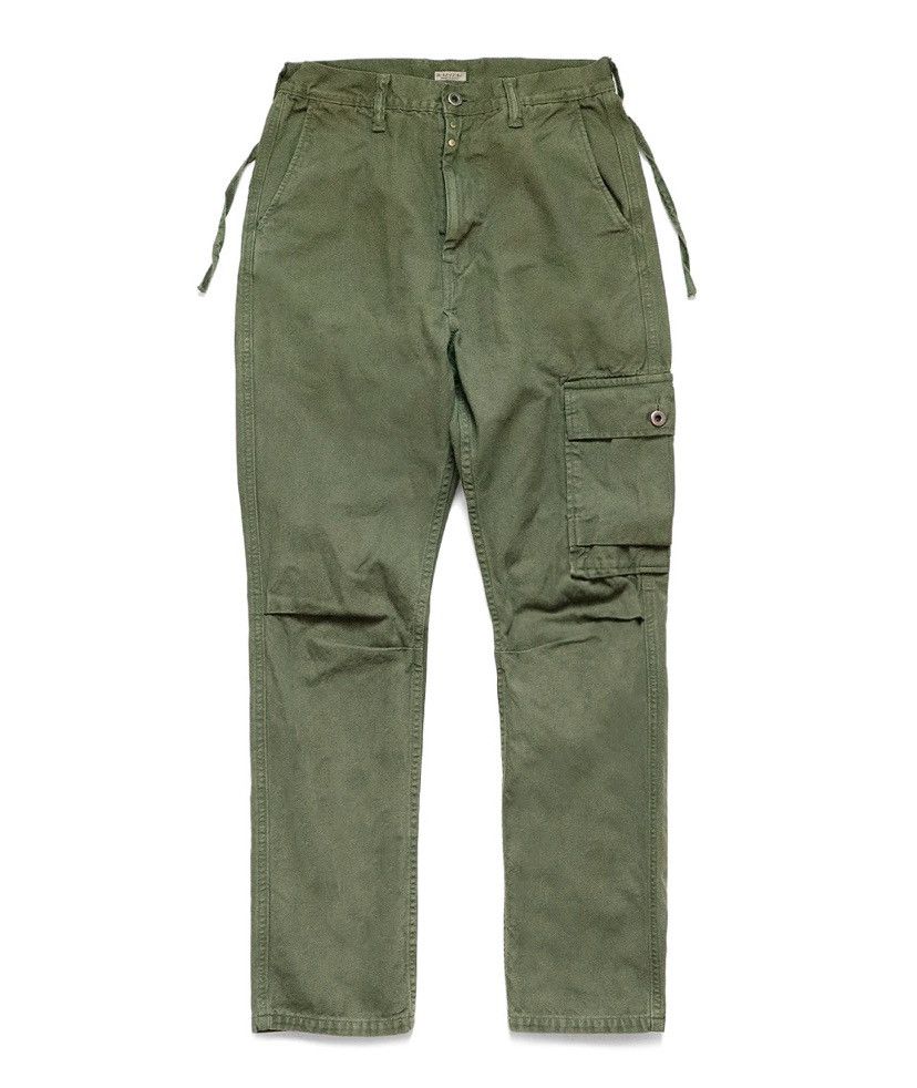 image of Kapital Canvas Apple Man Cargo Pants in Khaki, Men's (Size 34)