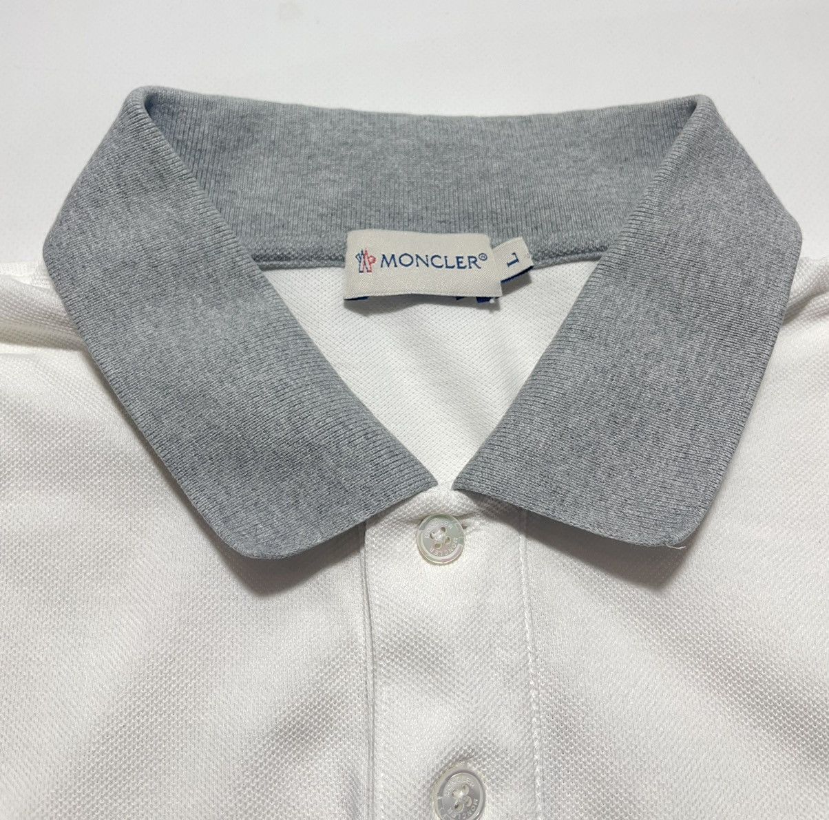 Moncler Moncler Maglia Polo Manica Corta Big Logo Size US L / EU 52-54 / 3 - 4 Thumbnail