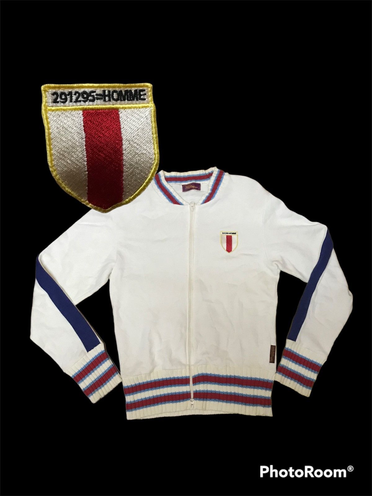 image of 20471120 x Seditionaries 291295=Homme Sweater England Special Made in White, Men's (Size Medium)