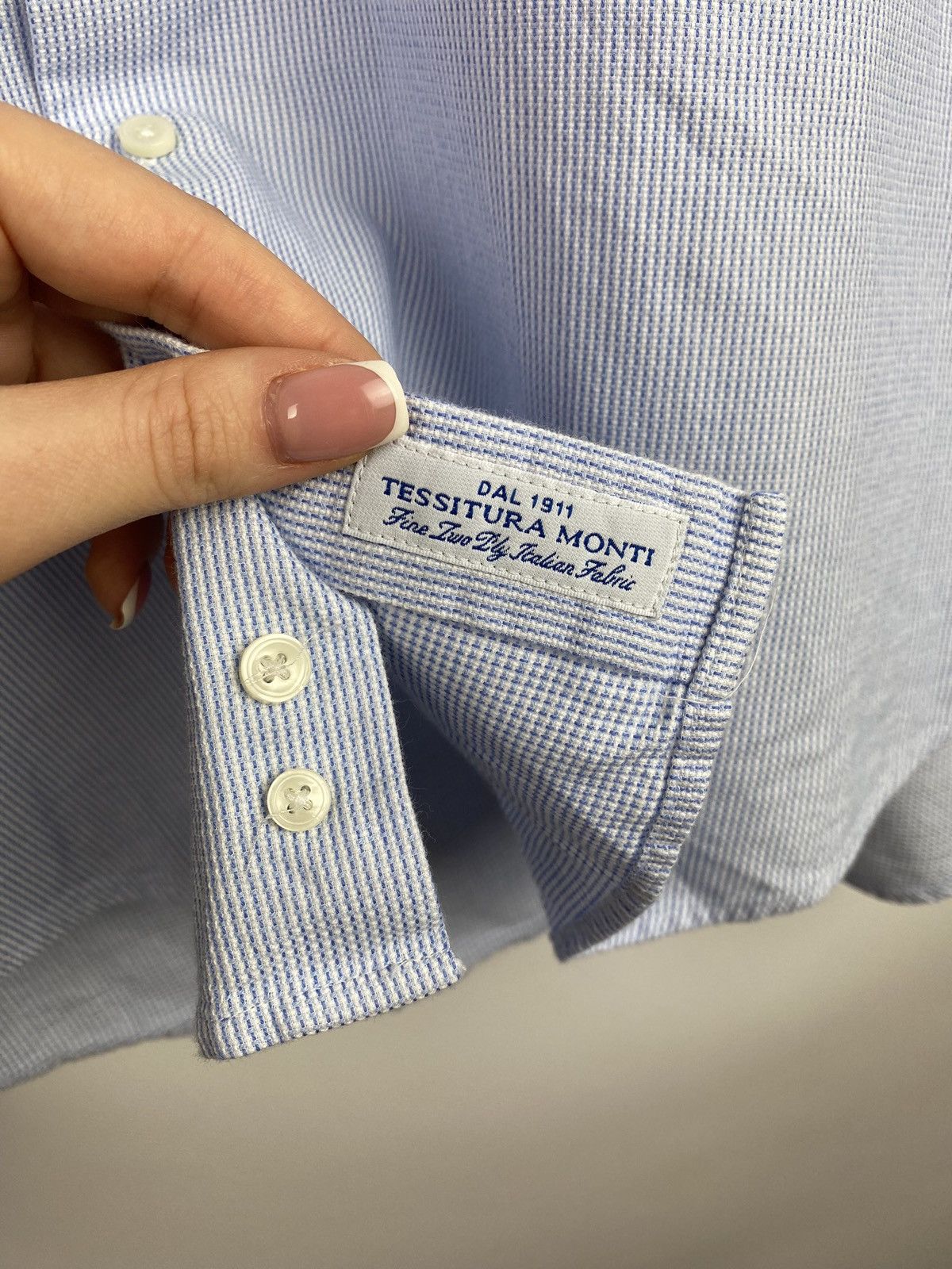 Suitsupply Suitsupply Egyptian Cotton men’s long sleeve button up shirt Size US L / EU 52-54 / 3 - 8 Thumbnail