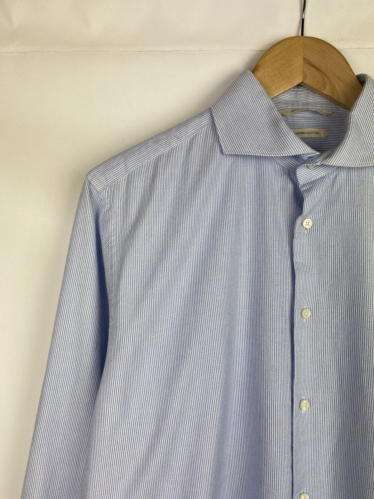 Suitsupply Suitsupply Egyptian Cotton men’s long sleeve button up shirt Size US L / EU 52-54 / 3 - 2 Thumbnail