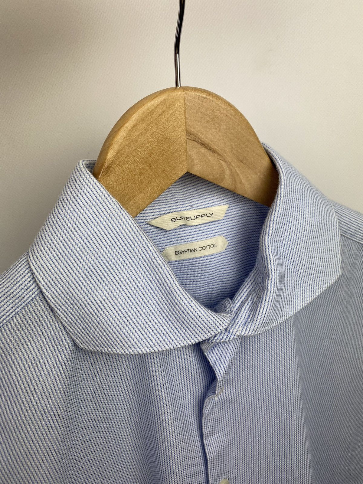 Suitsupply Suitsupply Egyptian Cotton men’s long sleeve button up shirt Size US L / EU 52-54 / 3 - 13 Thumbnail
