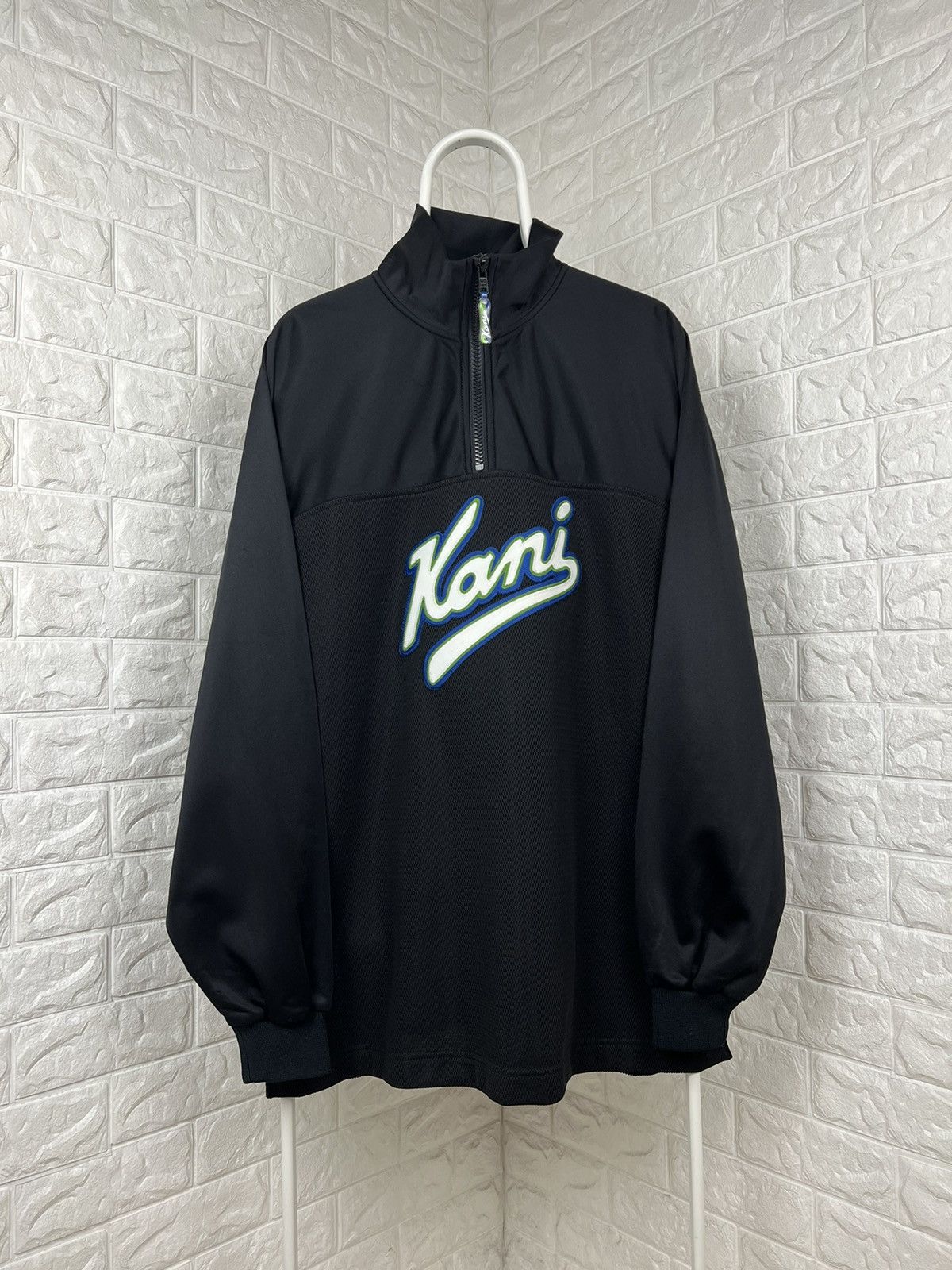 Chemise Denim Rayée Vintage Karl Kani Années 90 - Taille 2XL, Style Hip Hop / Tupac, Parfait état