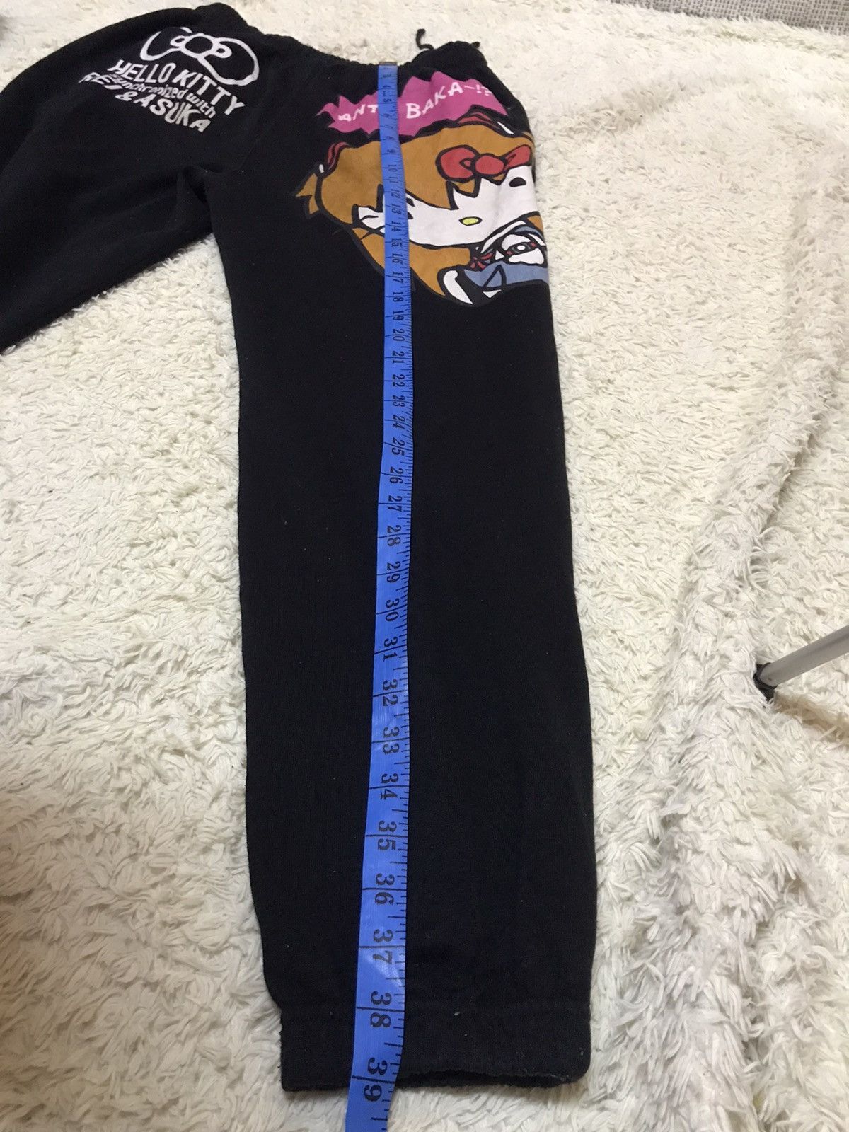 Anime × Japanese Brand × Vintage 🔥RARE🔥EVANGELION (REI&ASUKA) x HELLO KITTY SWEATPANT/JOGGER‼️ Size US 30 / EU 46 - 19 Thumbnail