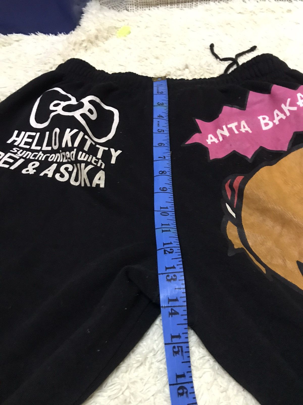 Anime × Japanese Brand × Vintage 🔥RARE🔥EVANGELION (REI&ASUKA) x HELLO KITTY SWEATPANT/JOGGER‼️ Size US 30 / EU 46 - 22 Thumbnail
