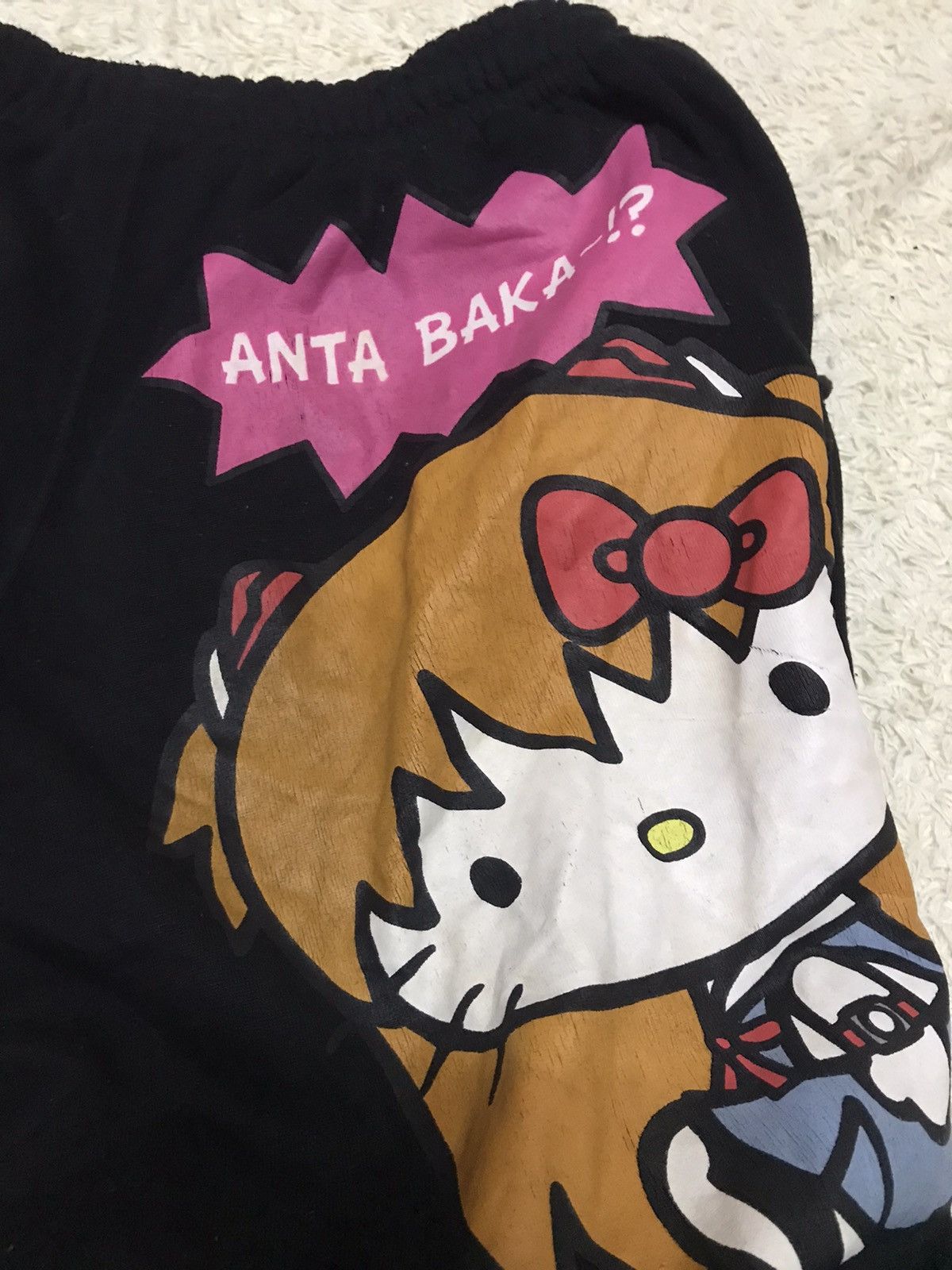 Anime × Japanese Brand × Vintage 🔥RARE🔥EVANGELION (REI&ASUKA) x HELLO KITTY SWEATPANT/JOGGER‼️ Size US 30 / EU 46 - 17 Thumbnail